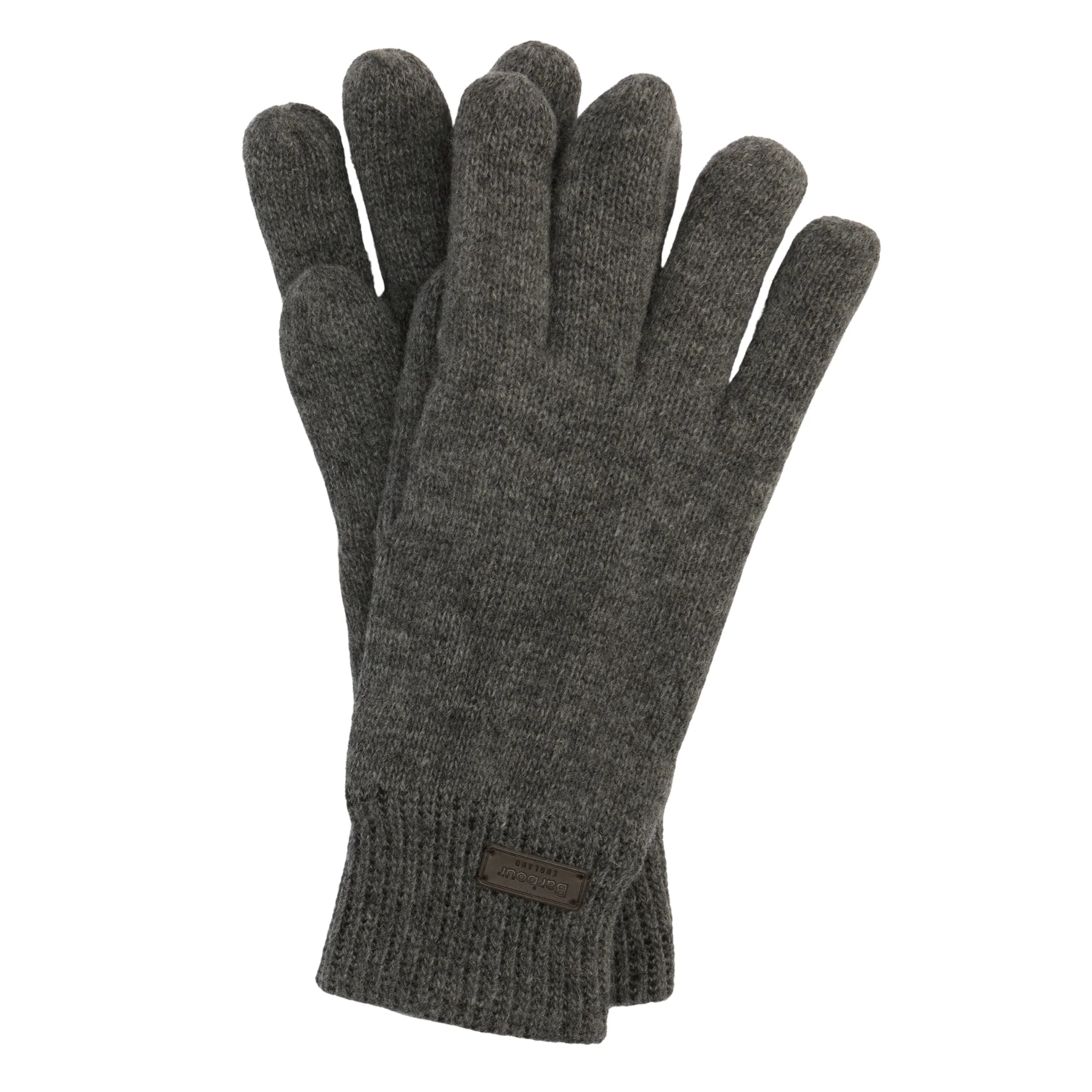 Mens Barbour Grey Carlton Beanie & Gloves Gift Set - Image 5