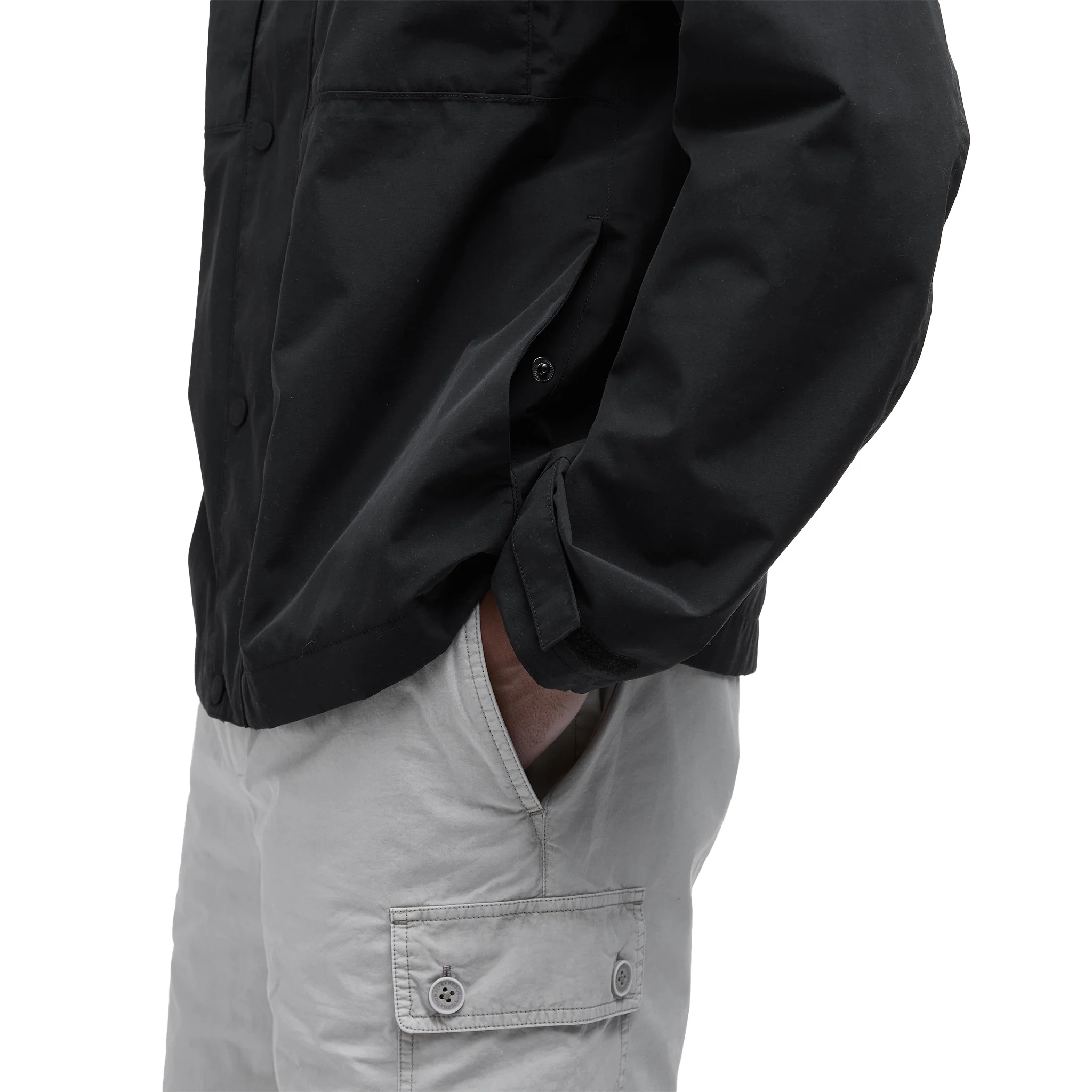 Mens Barbour International Black Cliffway Waterproof Jacket - Image 5