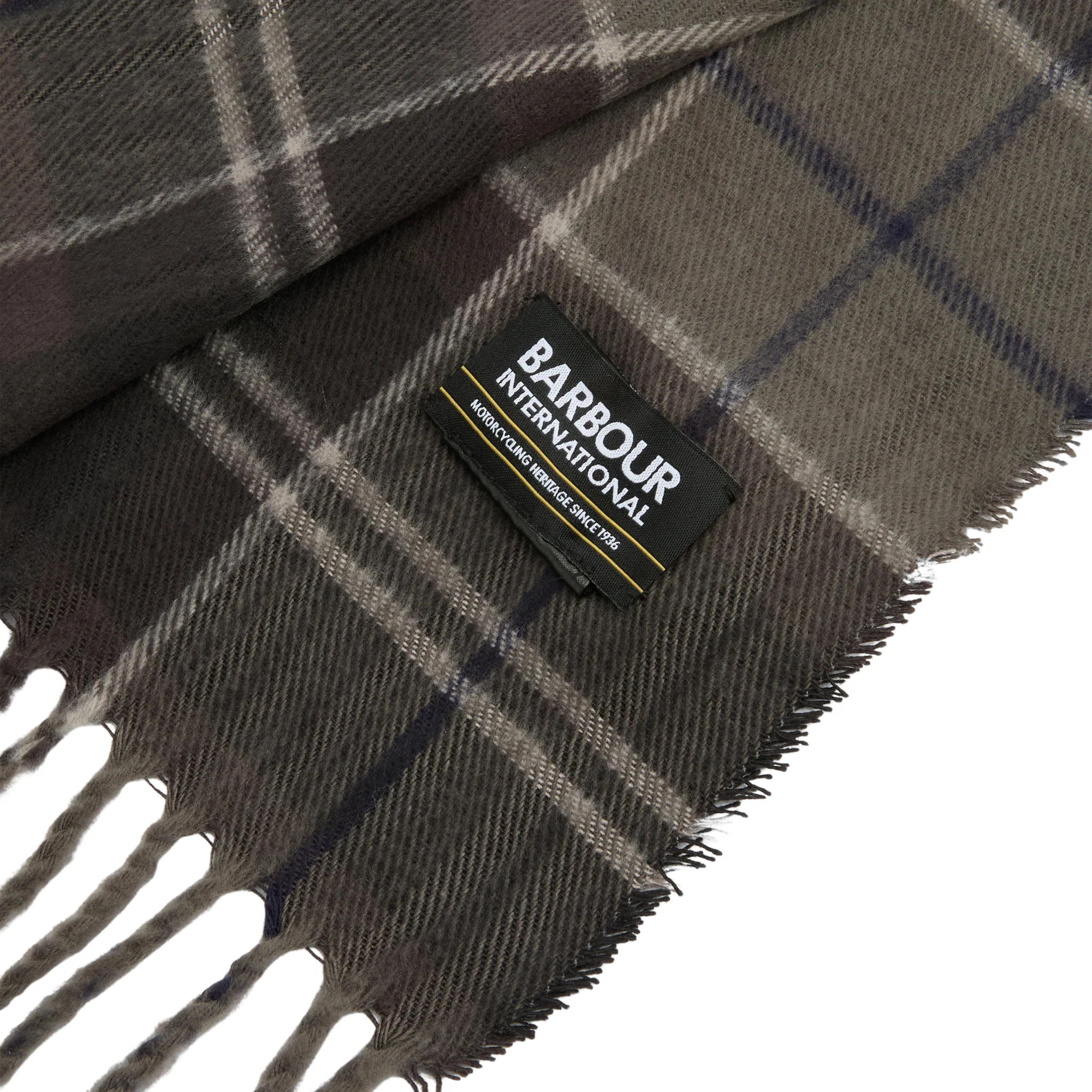Mens Barbour International Black Sweeper Beanie & Scarf Gift Set - Image 5