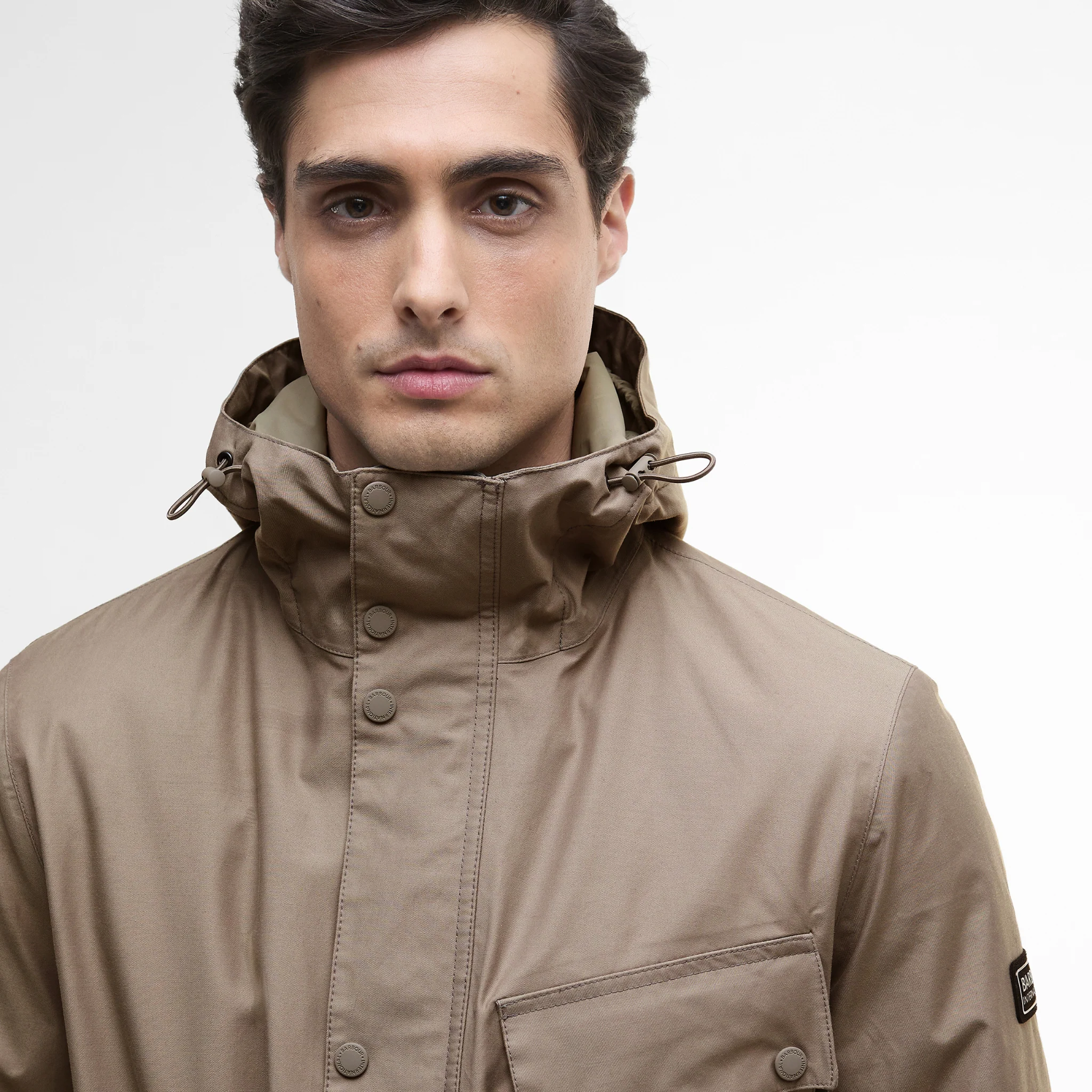 Mens Barbour International Brindle Endley Waterproof Jacket - Image 5