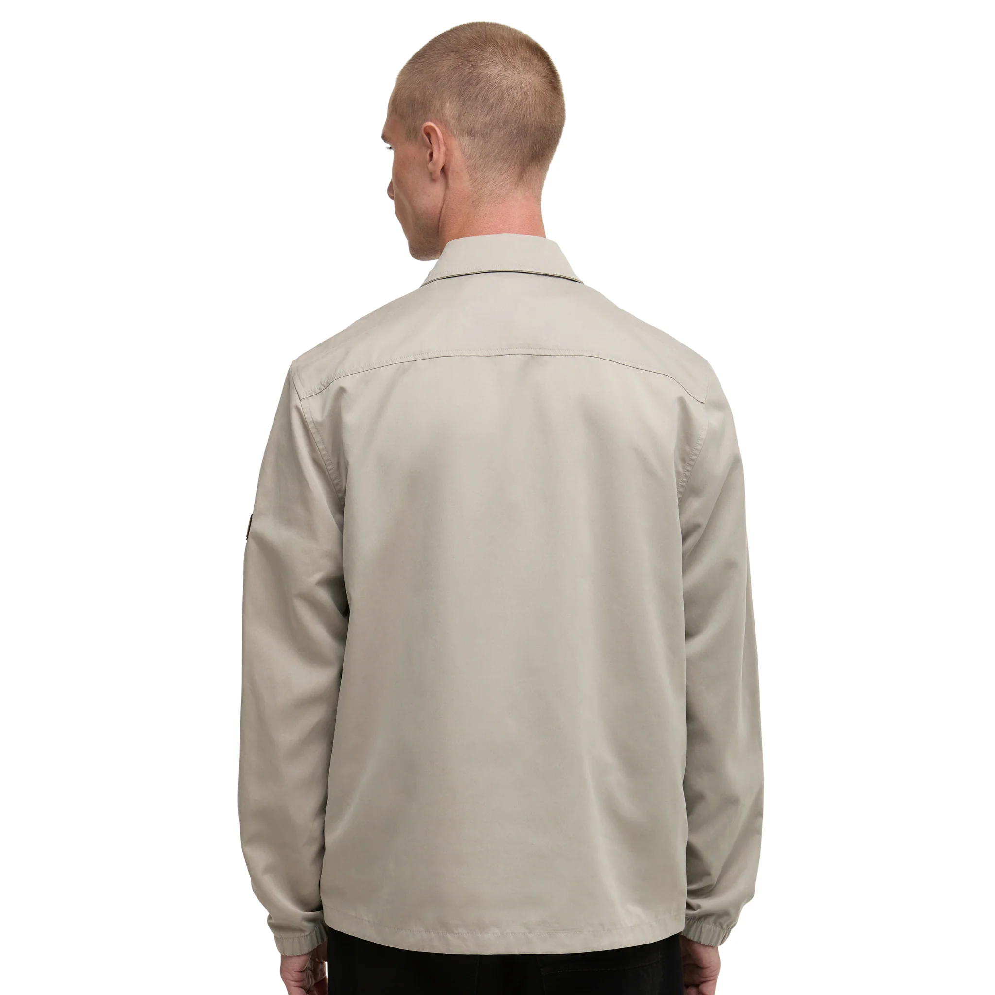 Mens Barbour International Concrete Coil Overshirt - Image 3