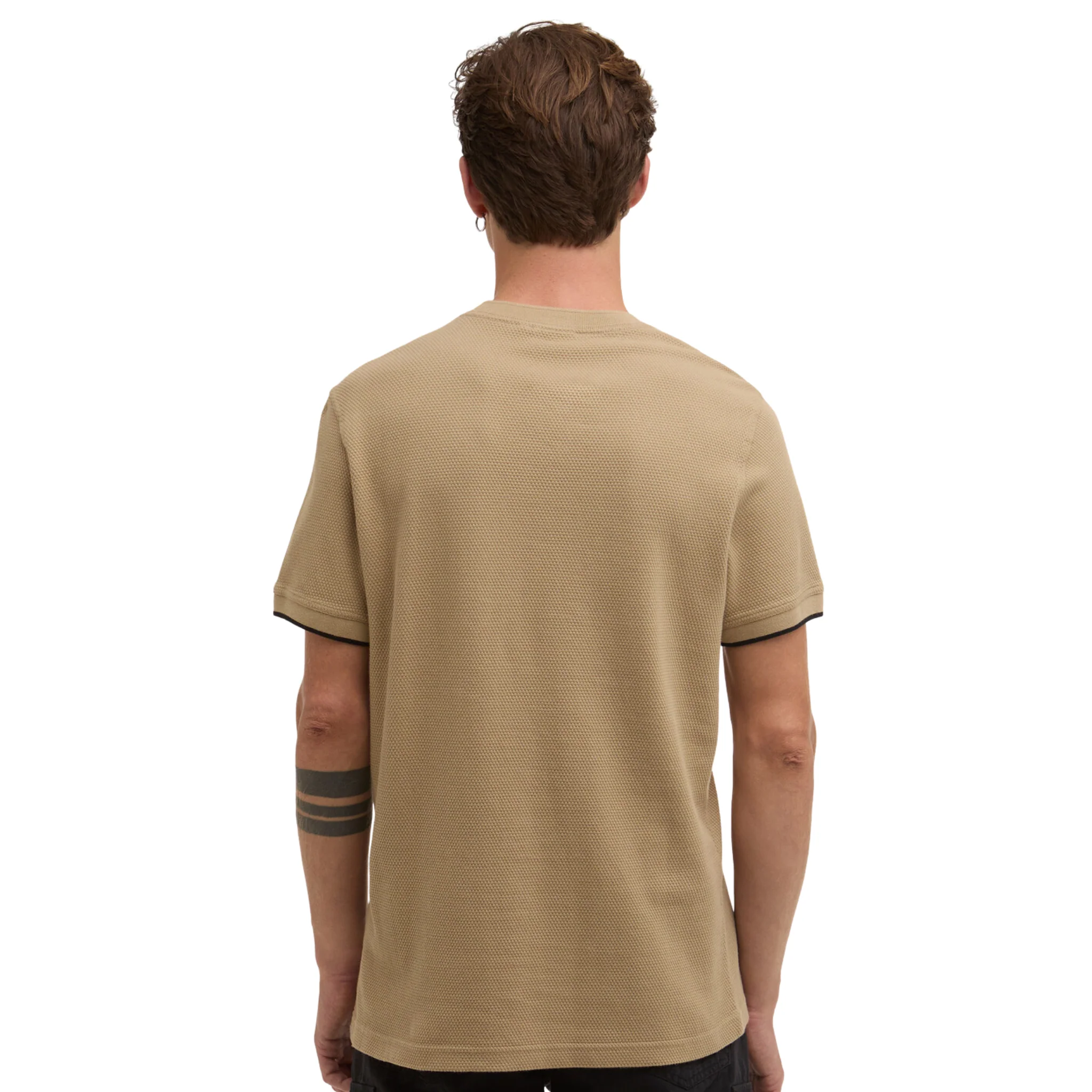Mens Barbour International Coriander Eamon Pique S/s T Shirt - Image 5