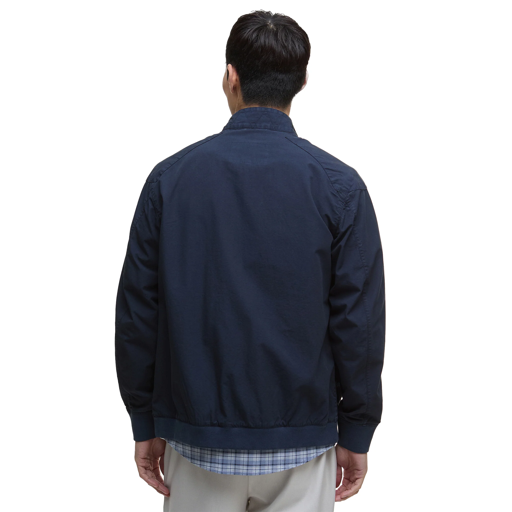 Mens Barbour International Navy Matley Casual Jacket - Image 6