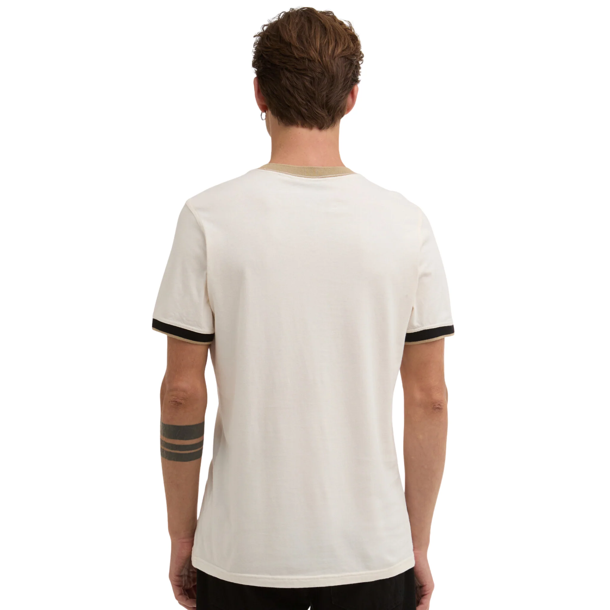 Mens Barbour International Whisper White Howall S/s T Shirt - Image 4
