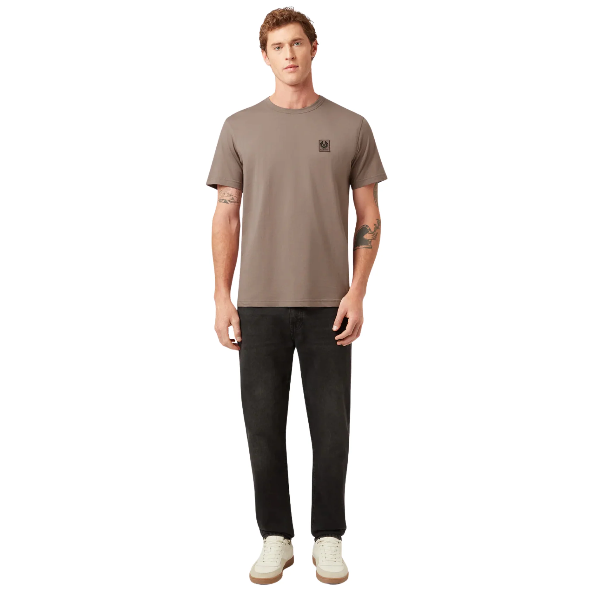 Mens Belstaff Asphalt Branded S/s T Shirt - Image 2