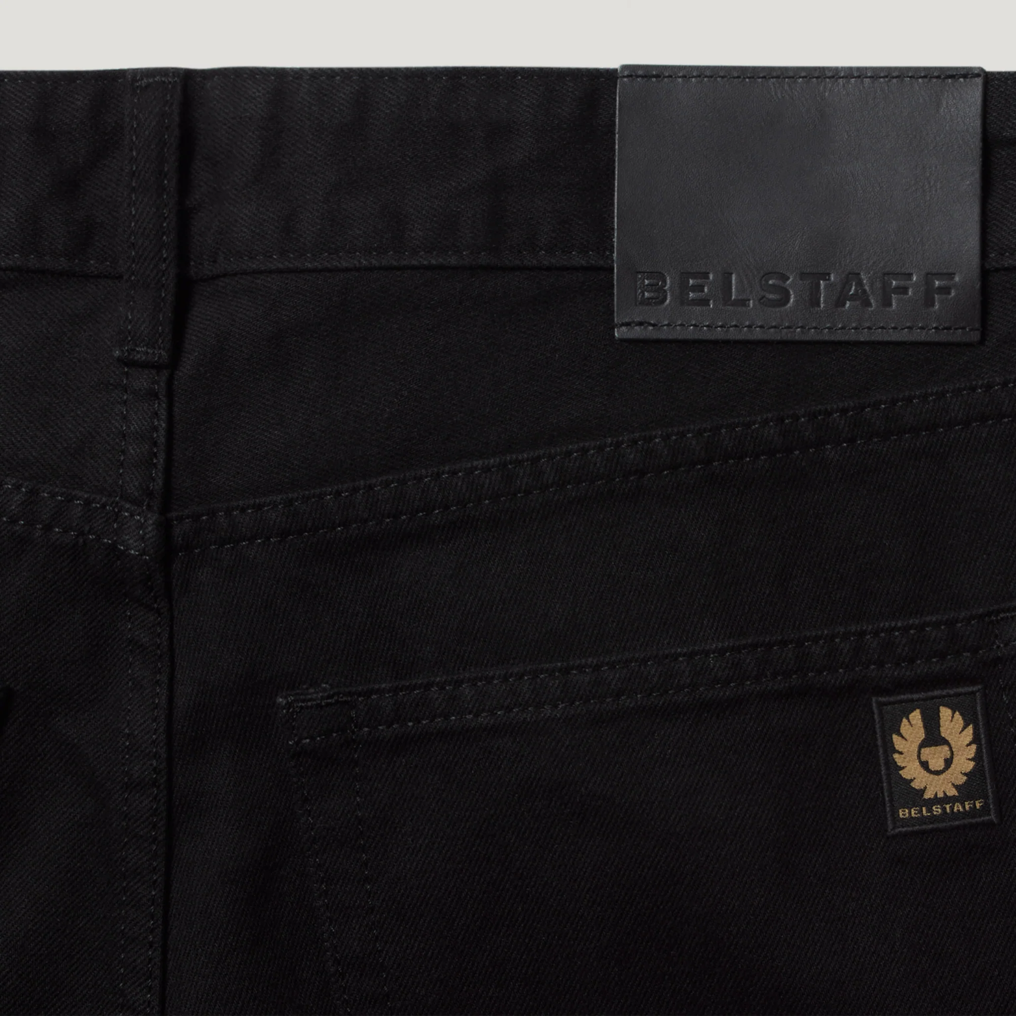 Mens Belstaff Black B69 Regular Fit Jeans - Image 2