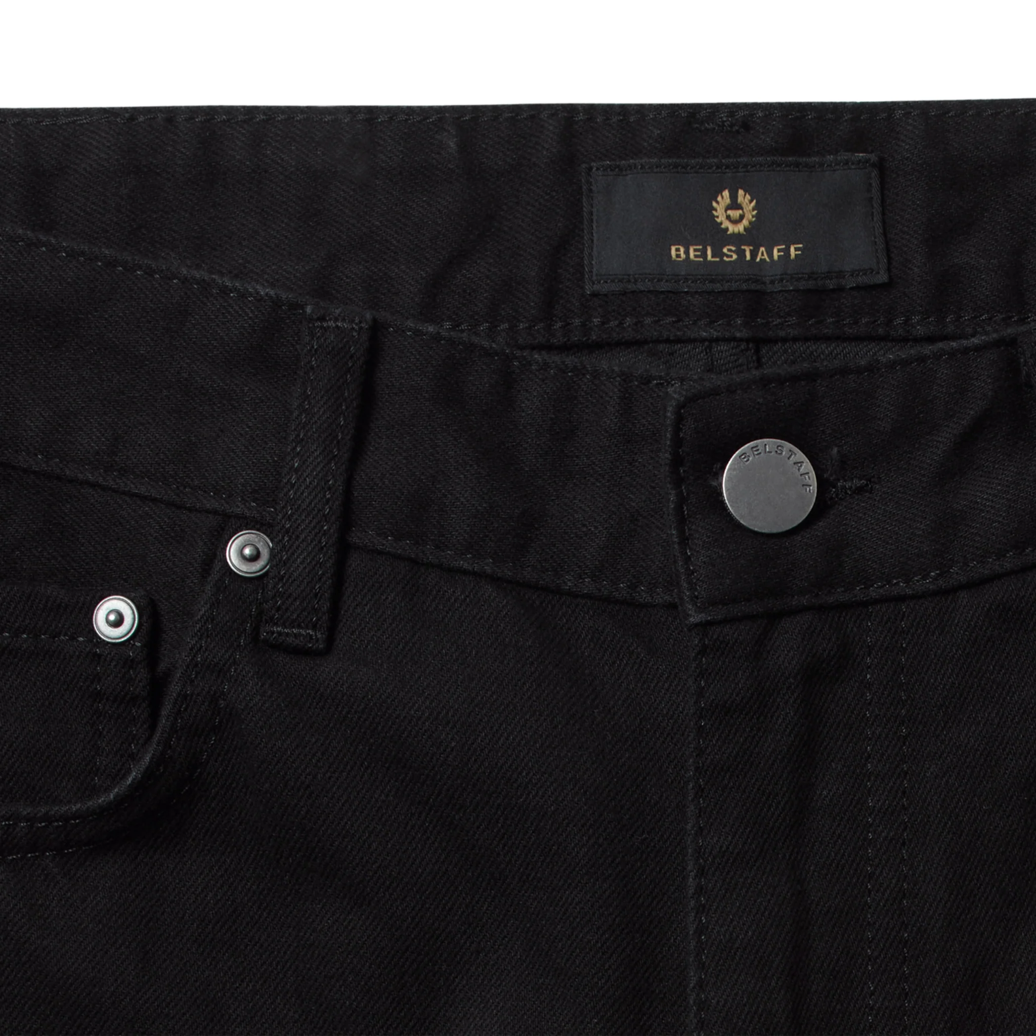 Mens Belstaff Black B69 Regular Fit Jeans - Image 3