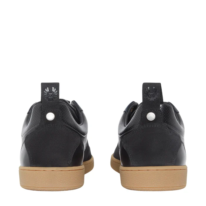 Mens Belstaff Black Croft Trainers - Image 4