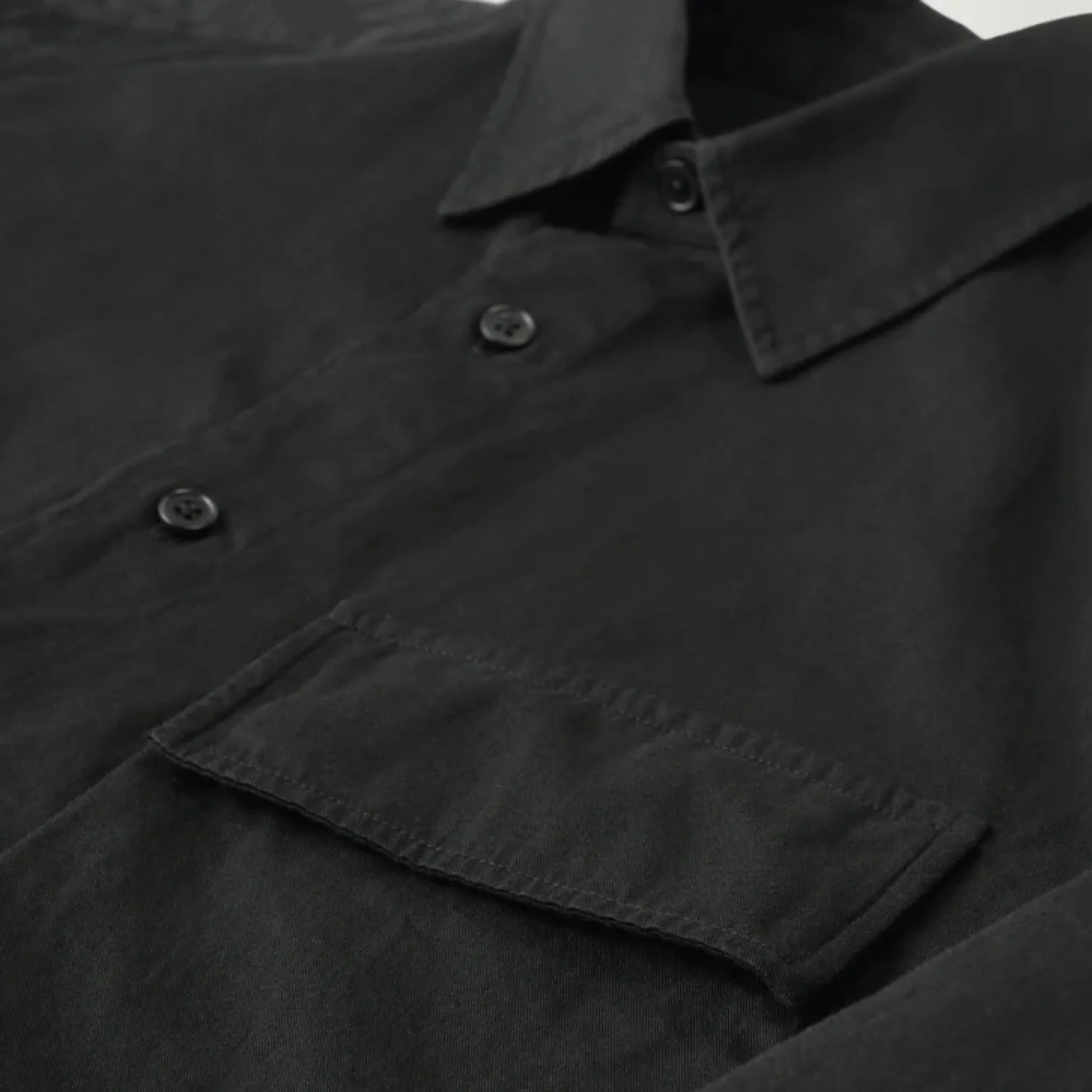 Mens Belstaff Black Scale L/s Shirt - Image 3