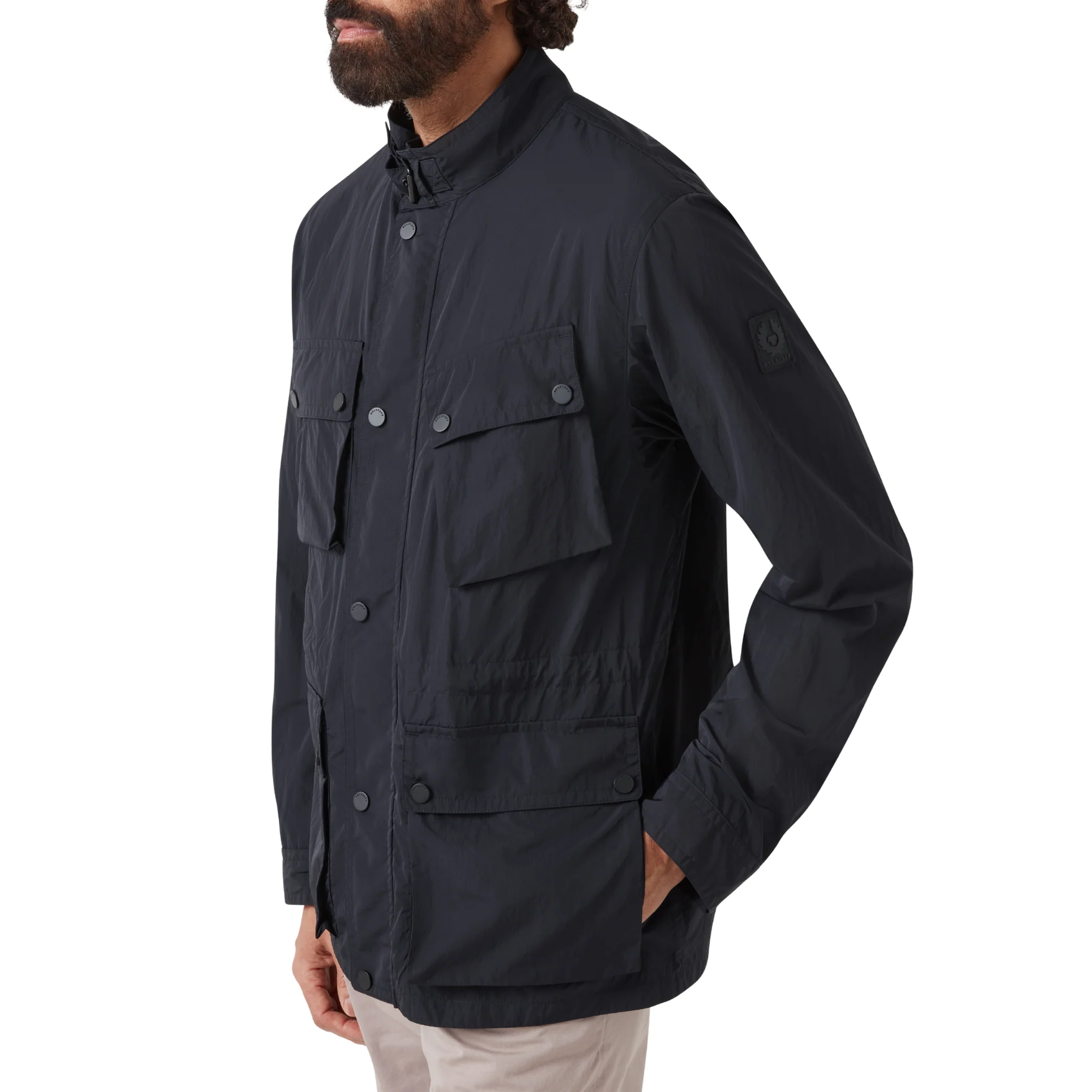 Mens Belstaff Black Service Fieldmaster Jacket - Image 2
