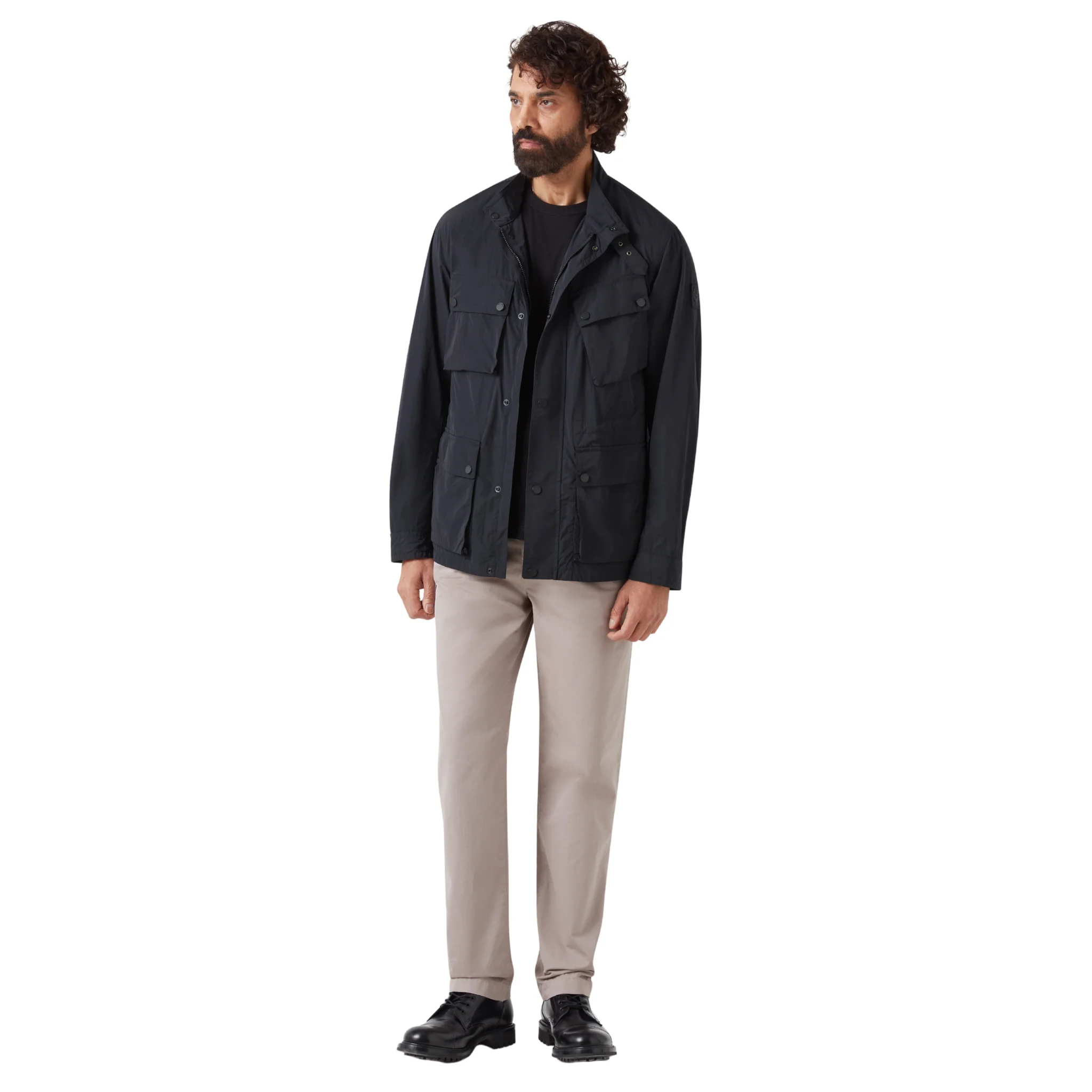 Mens Belstaff Black Service Fieldmaster Jacket - Image 3