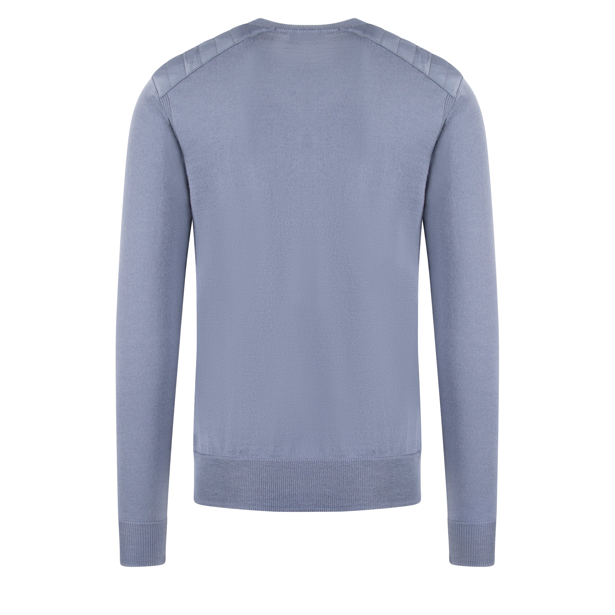 Mens Belstaff Blue Flint Kerrigan Crew Neck Knit - Image 3