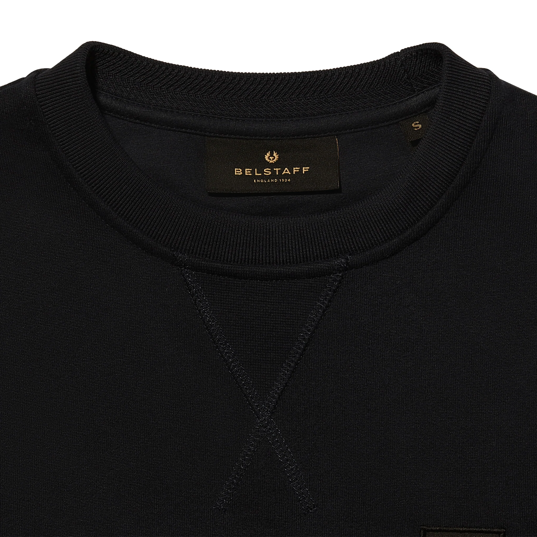 Mens Belstaff Dark Ink Branded Sweatshirt - Image 4