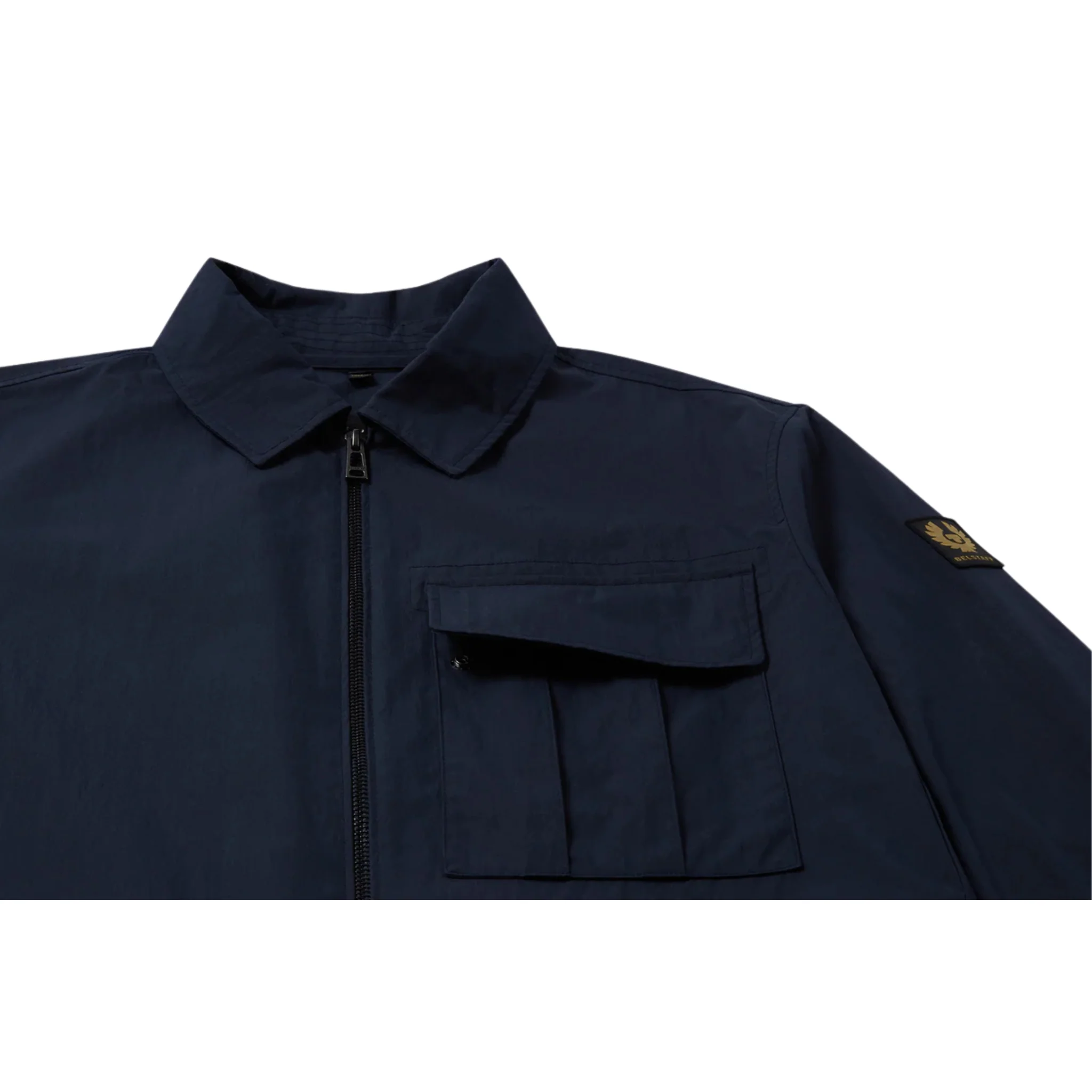 Mens Belstaff Dark Ink Cargo Overshirt - Image 2