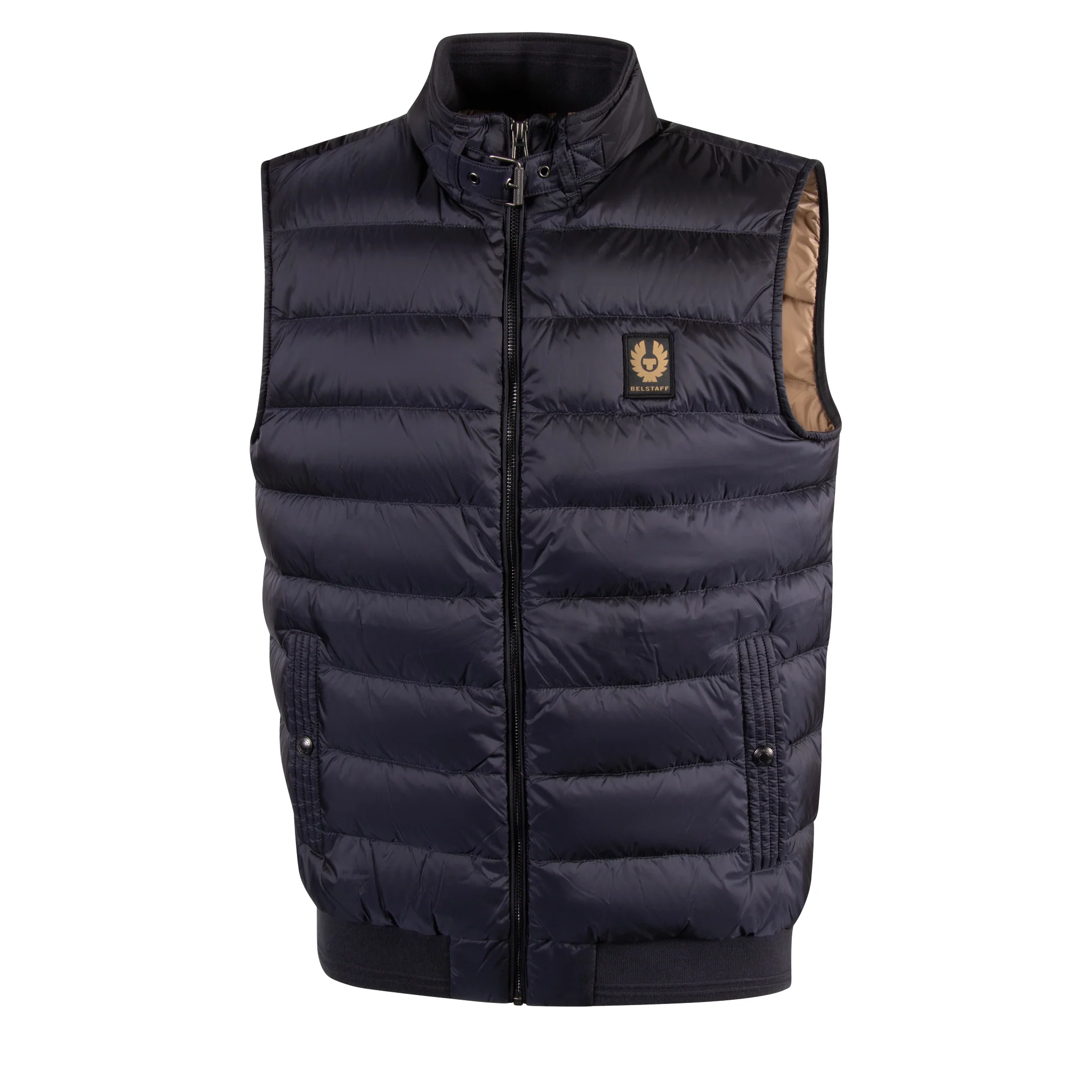 Mens Belstaff Dark Ink Circuit Gilet - Image 3