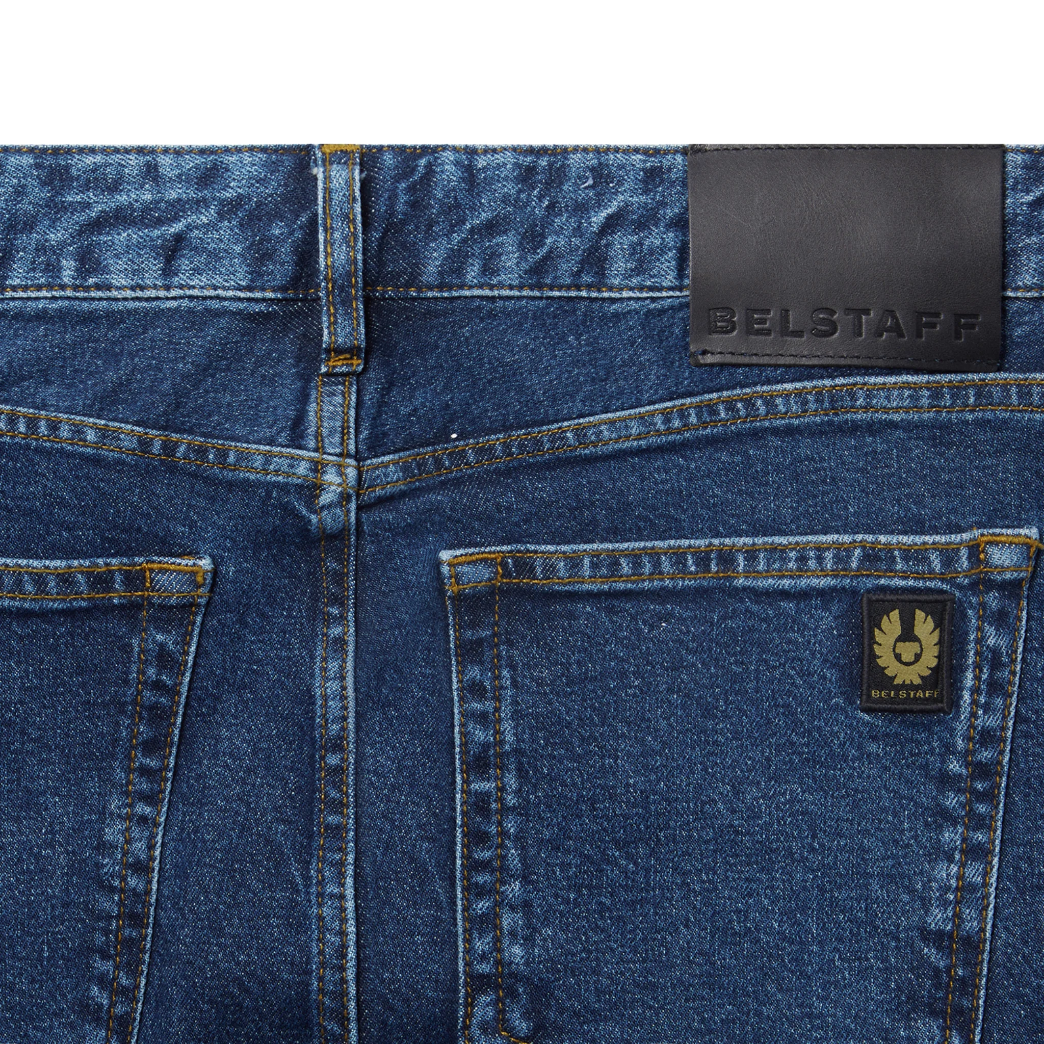 Mens Belstaff Indigo B69 Regular Fit Jeans - Image 2