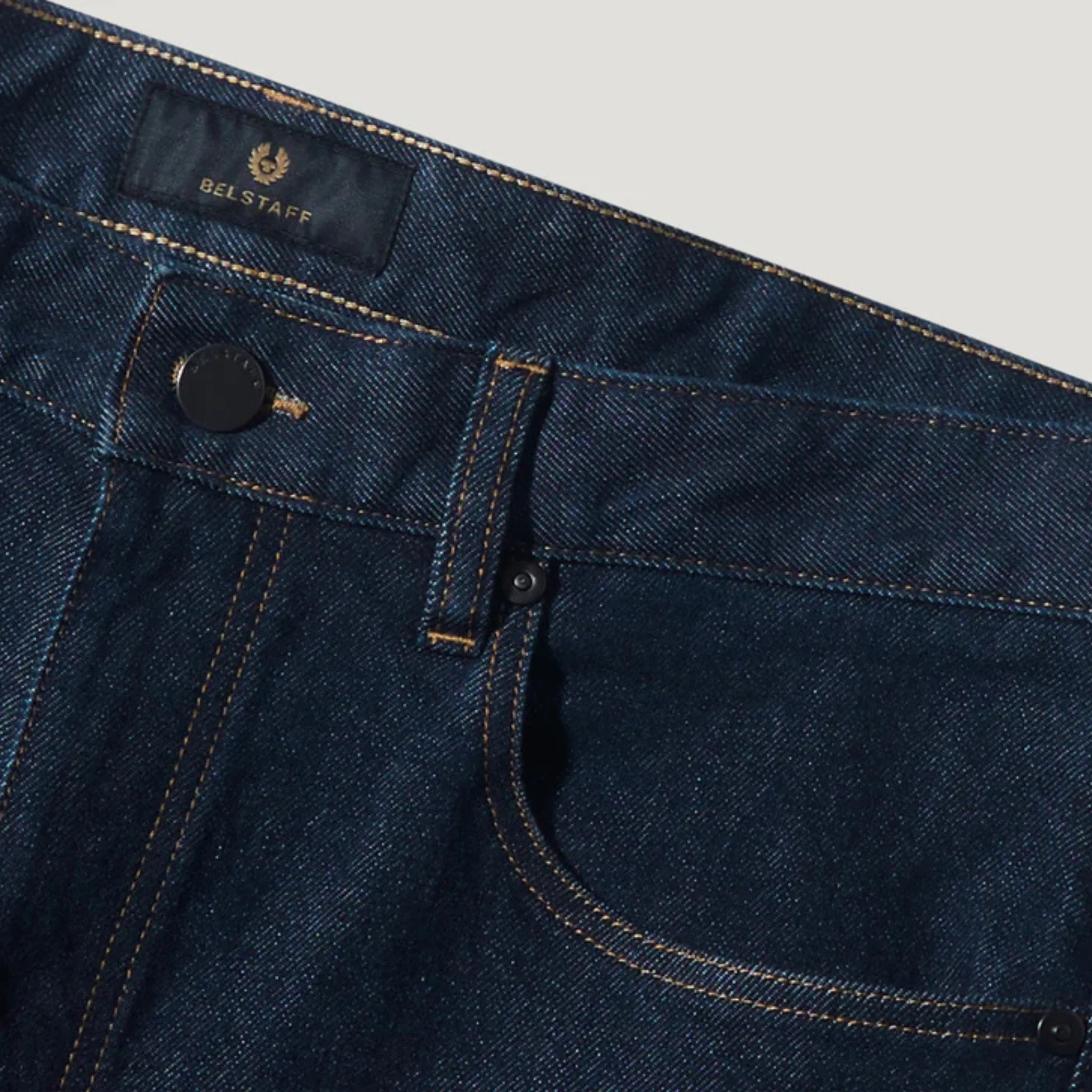 Mens Belstaff Indigo Longton Regular Fit Jeans - Image 3