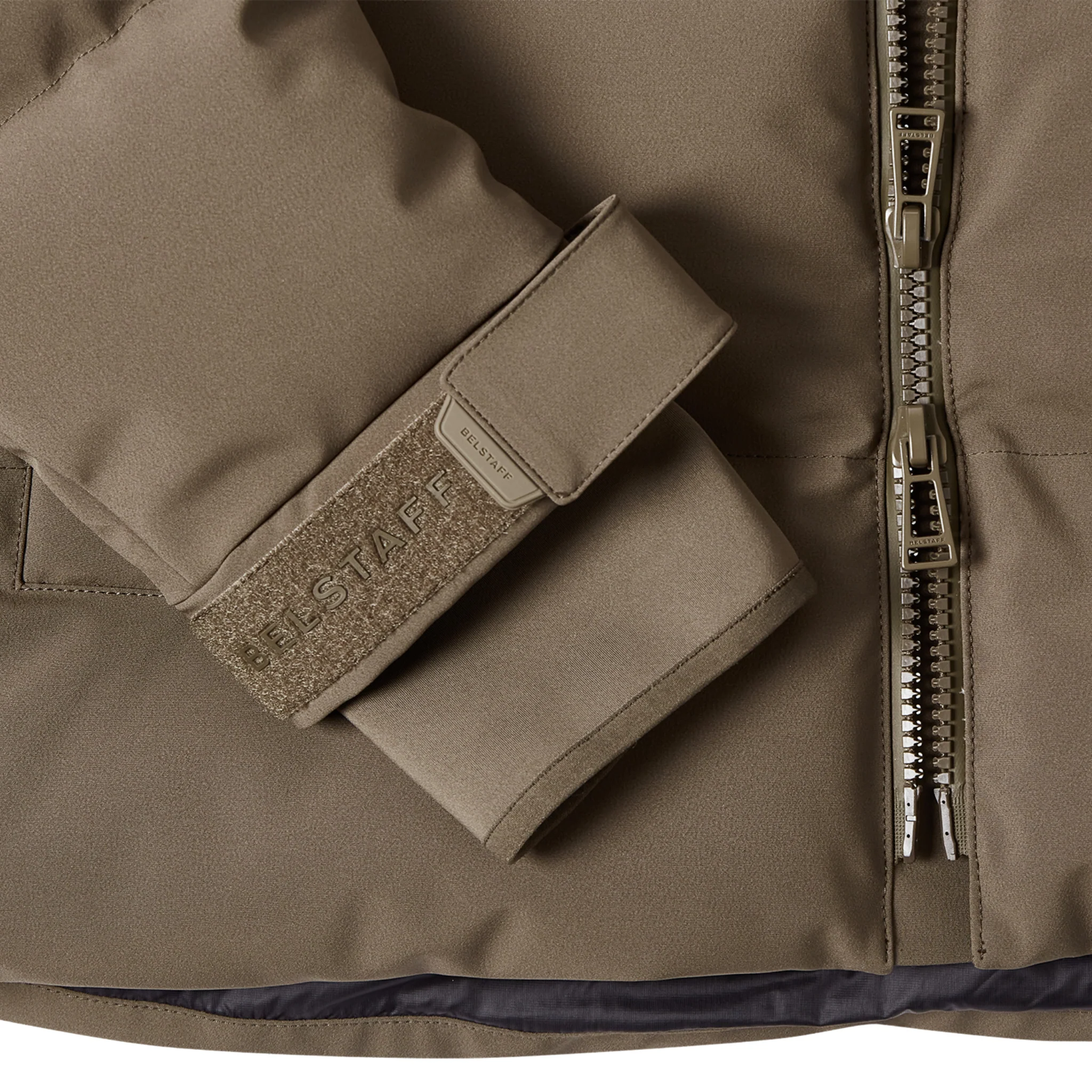 Mens Belstaff Major Brown Pulse Padded Jacket - Image 3