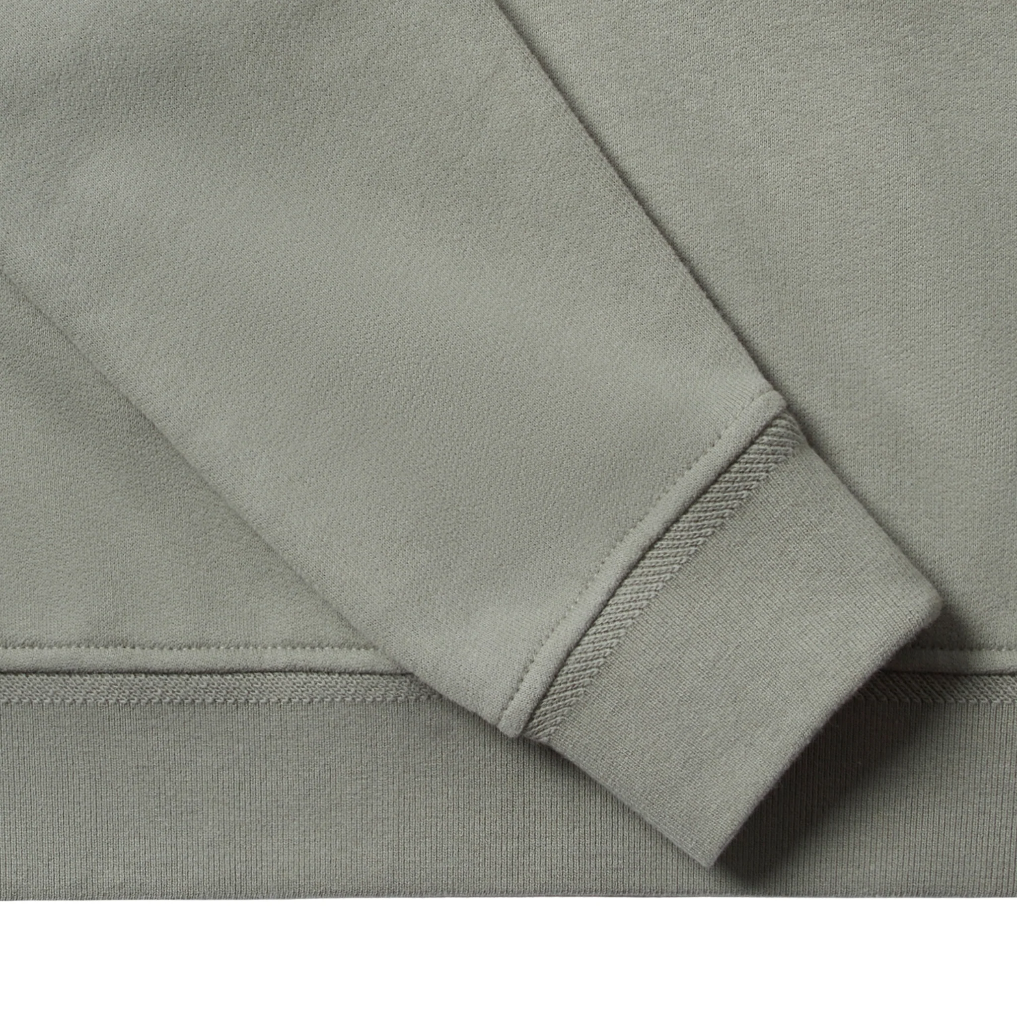 Mens Belstaff Sage Green Half Zip Sweatshirt - Image 3