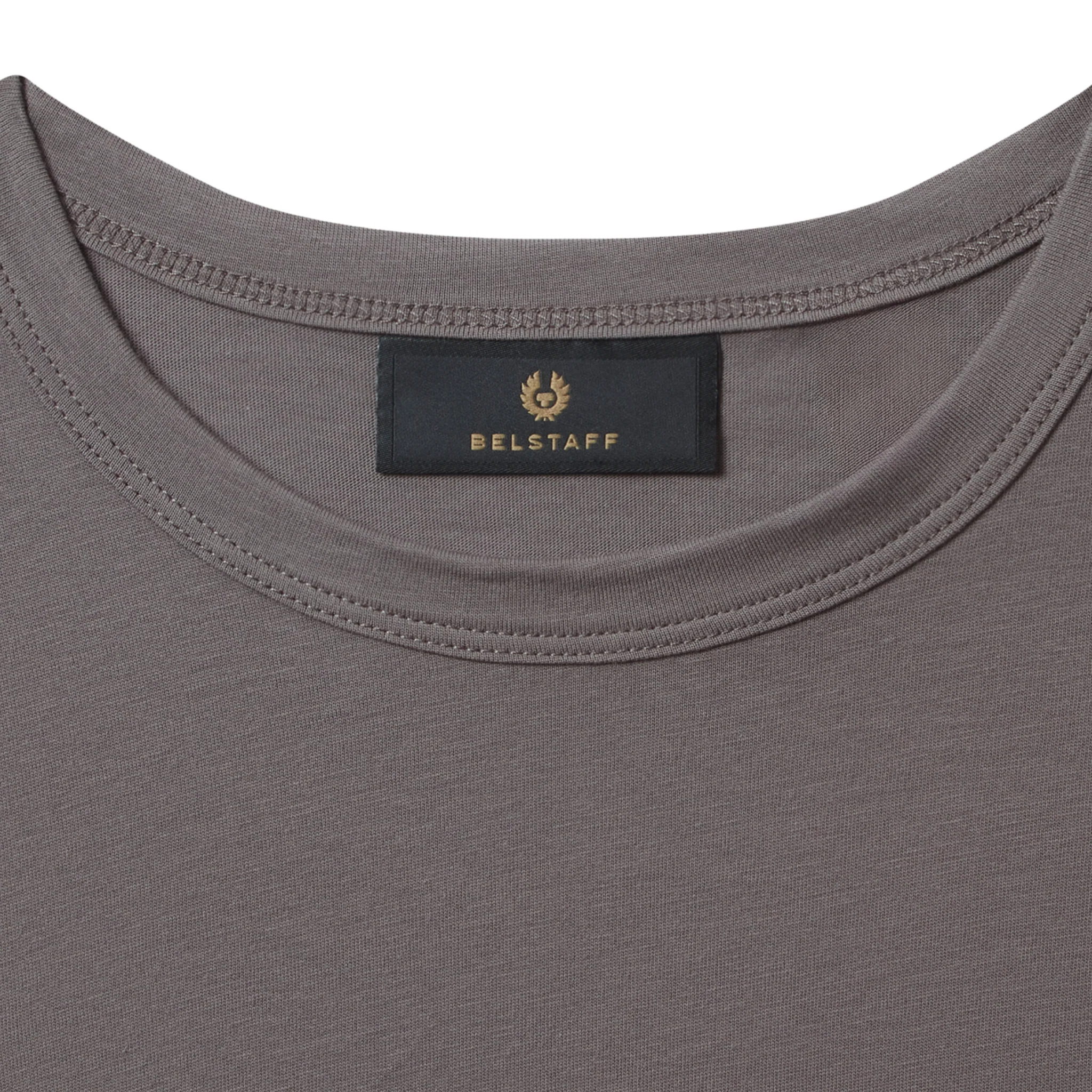 Mens Belstaff Tornado Grey Branded S/s T Shirt - Image 2