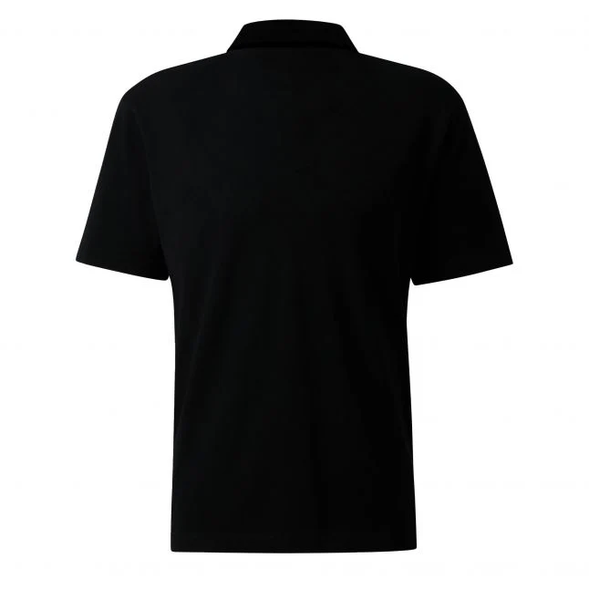 Mens HUGO Black Diblospol S/s Polo Shirt - Image 3