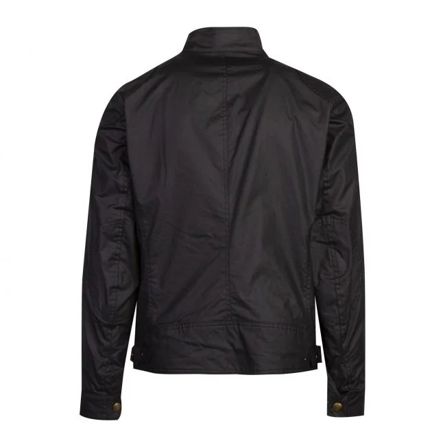 Mens Belstaff Black Racemaster 6oz Waxed Jacket - Image 2