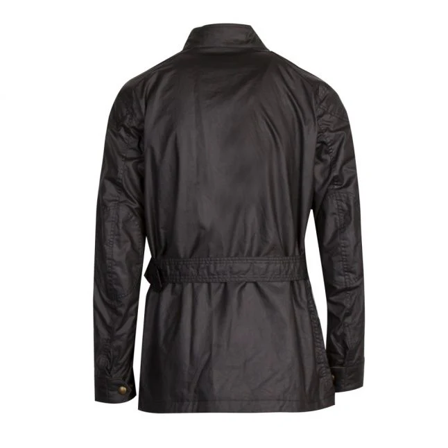 Mens Belstaff Black Trialmaster 6oz Waxed Jacket - Image 3