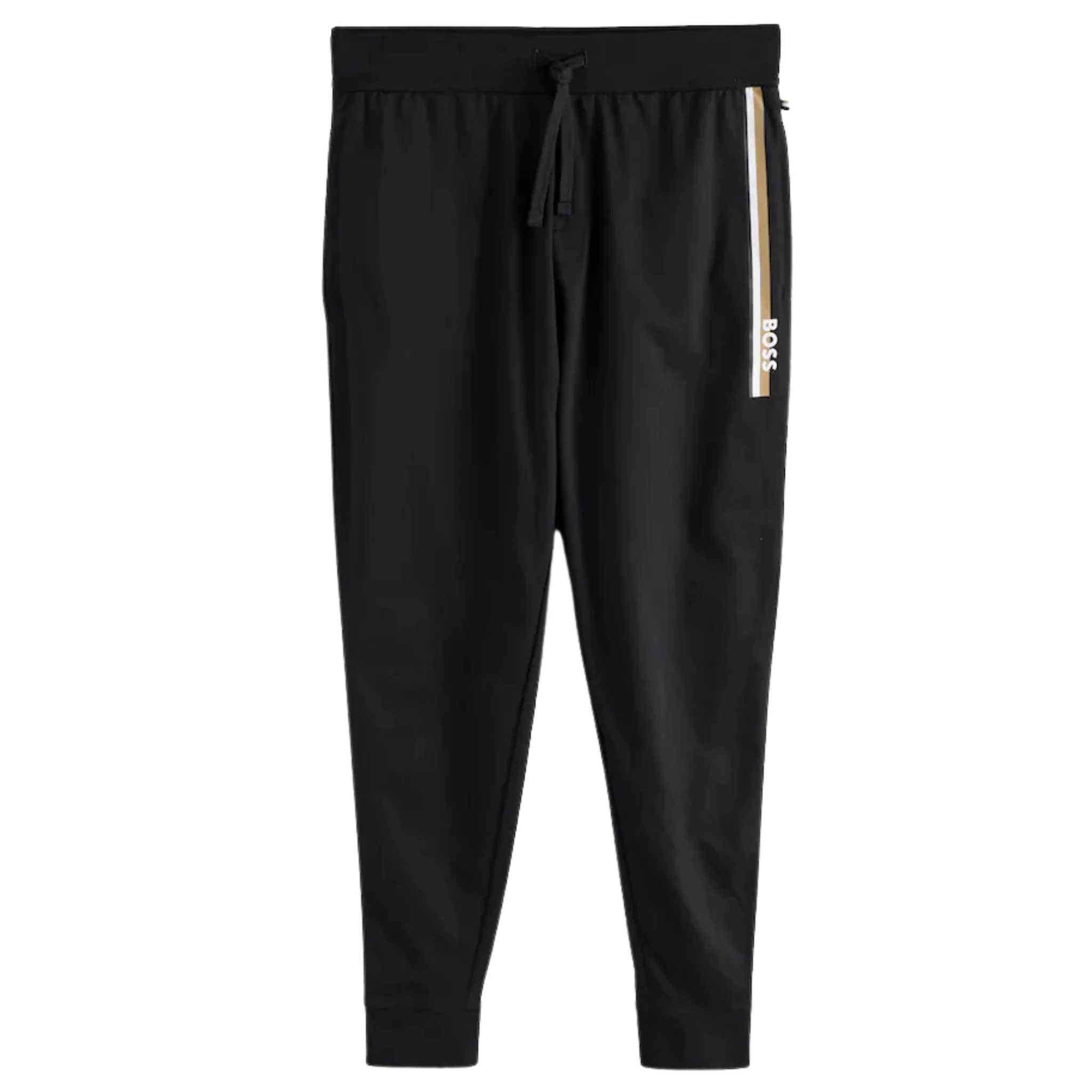 Mens BOSS Black Authentic Sweat Pants - Image 3