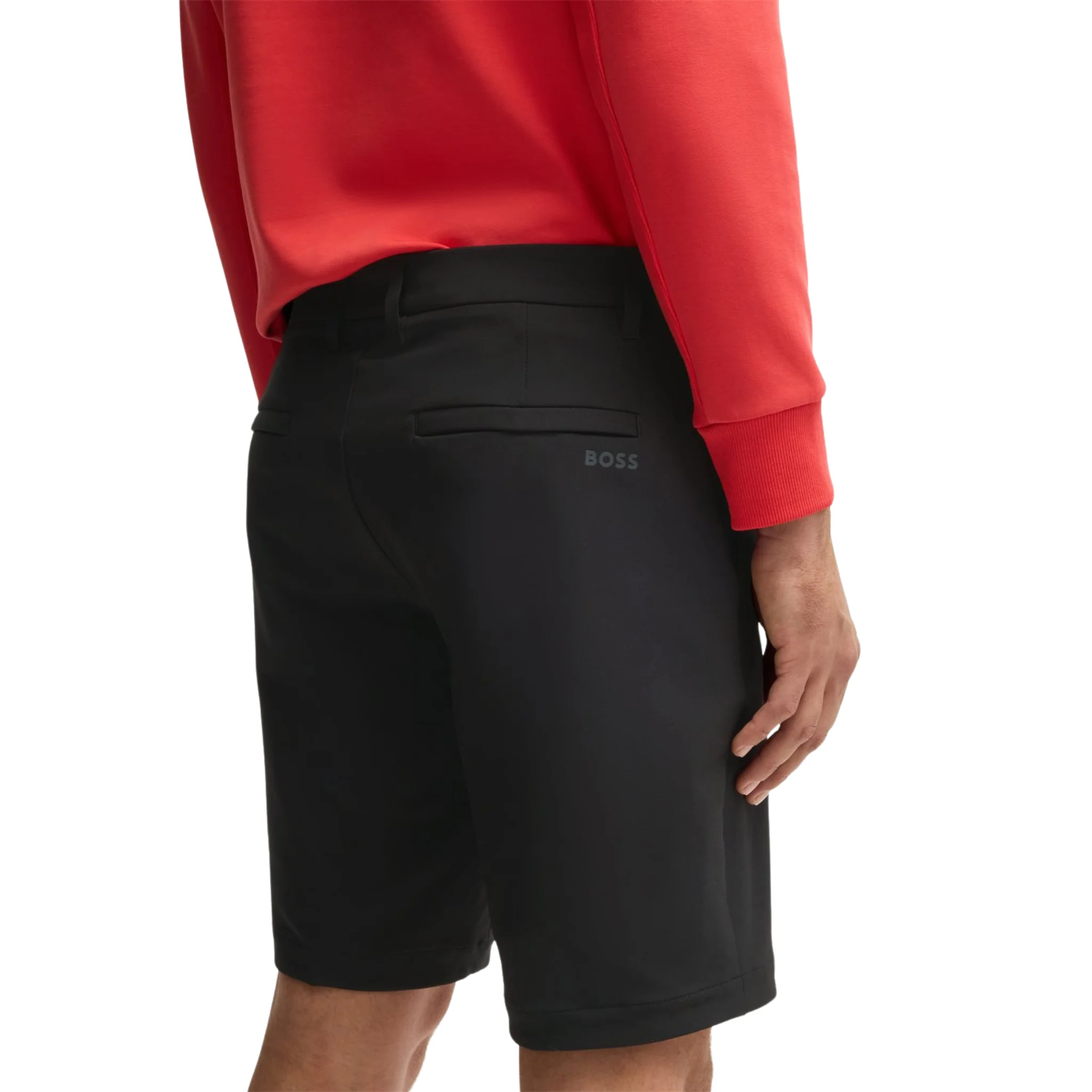 Mens BOSS Black S_Commuter_10.5 inch Shorts - Image 3