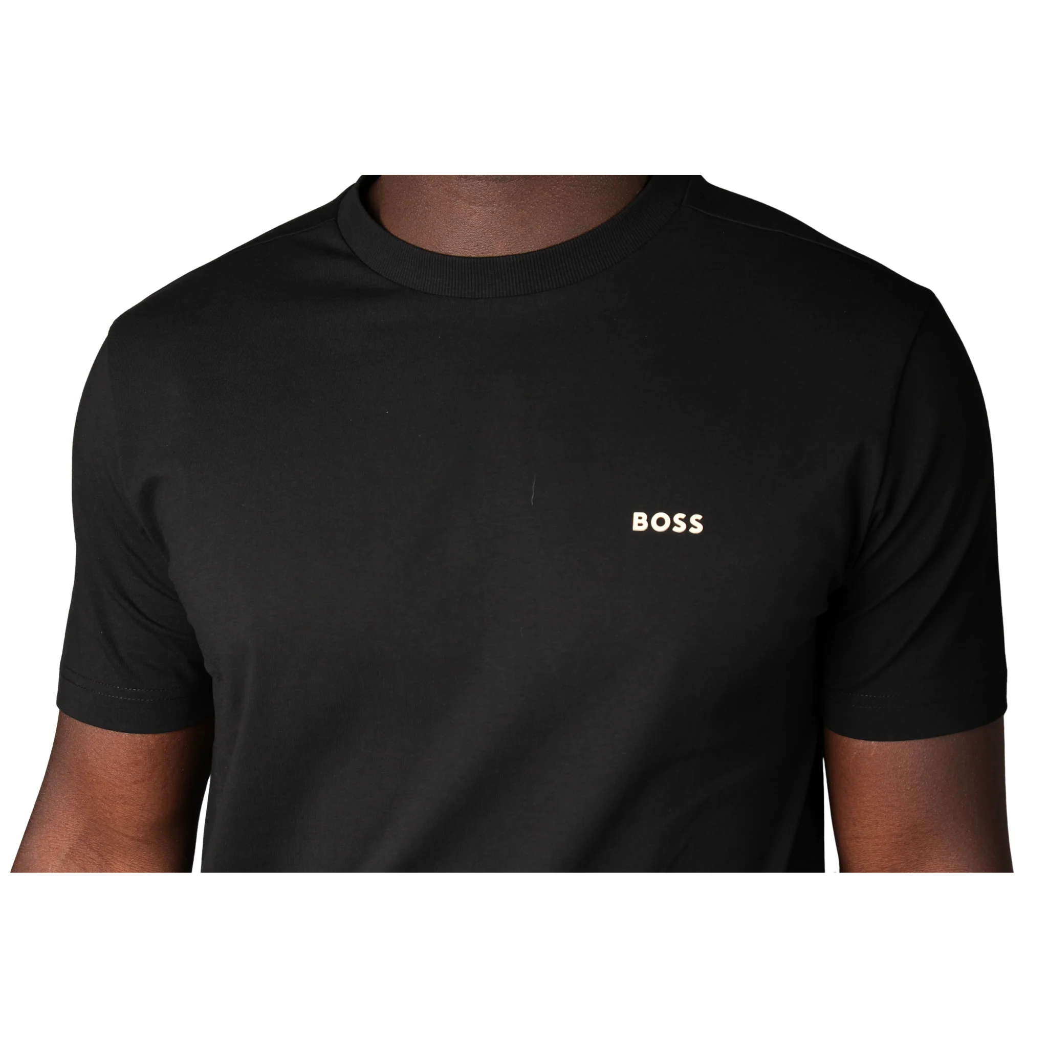 Mens BOSS Black Tee S/s T Shirt - Image 3