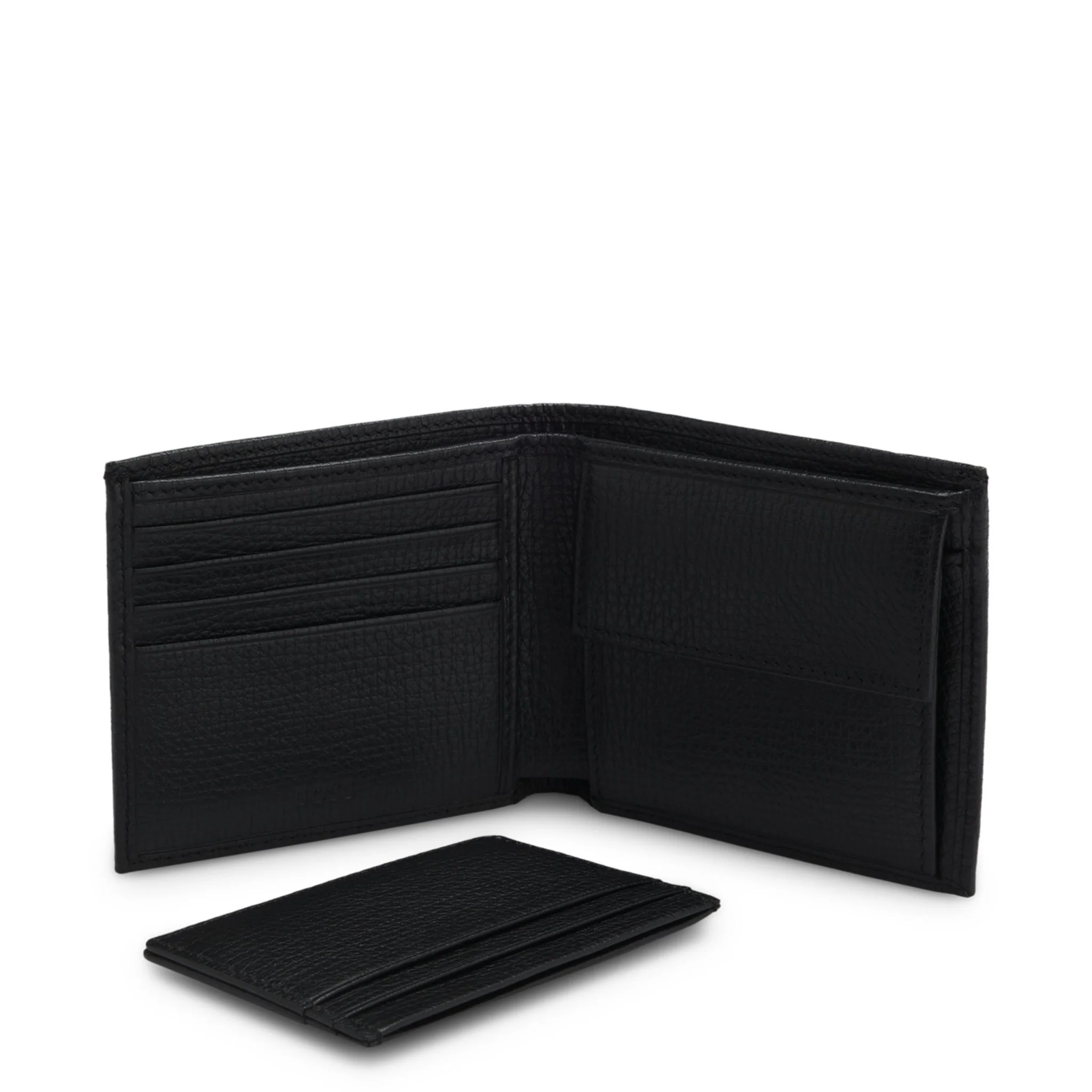 Mens BOSS Black Wallet & Card Holder Gift Set - Image 3