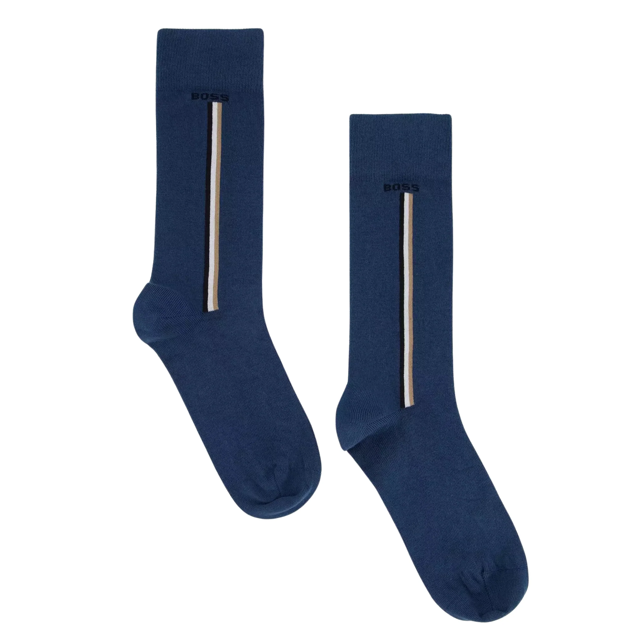 Mens BOSS Blue Assorted 2PK RS Iconic Socks - Image 2