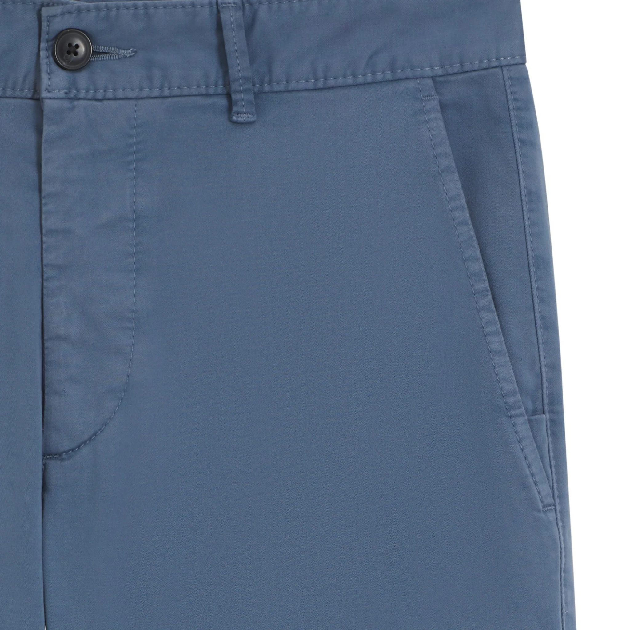 Mens BOSS Blue Tapered Fit Chinos - Image 2