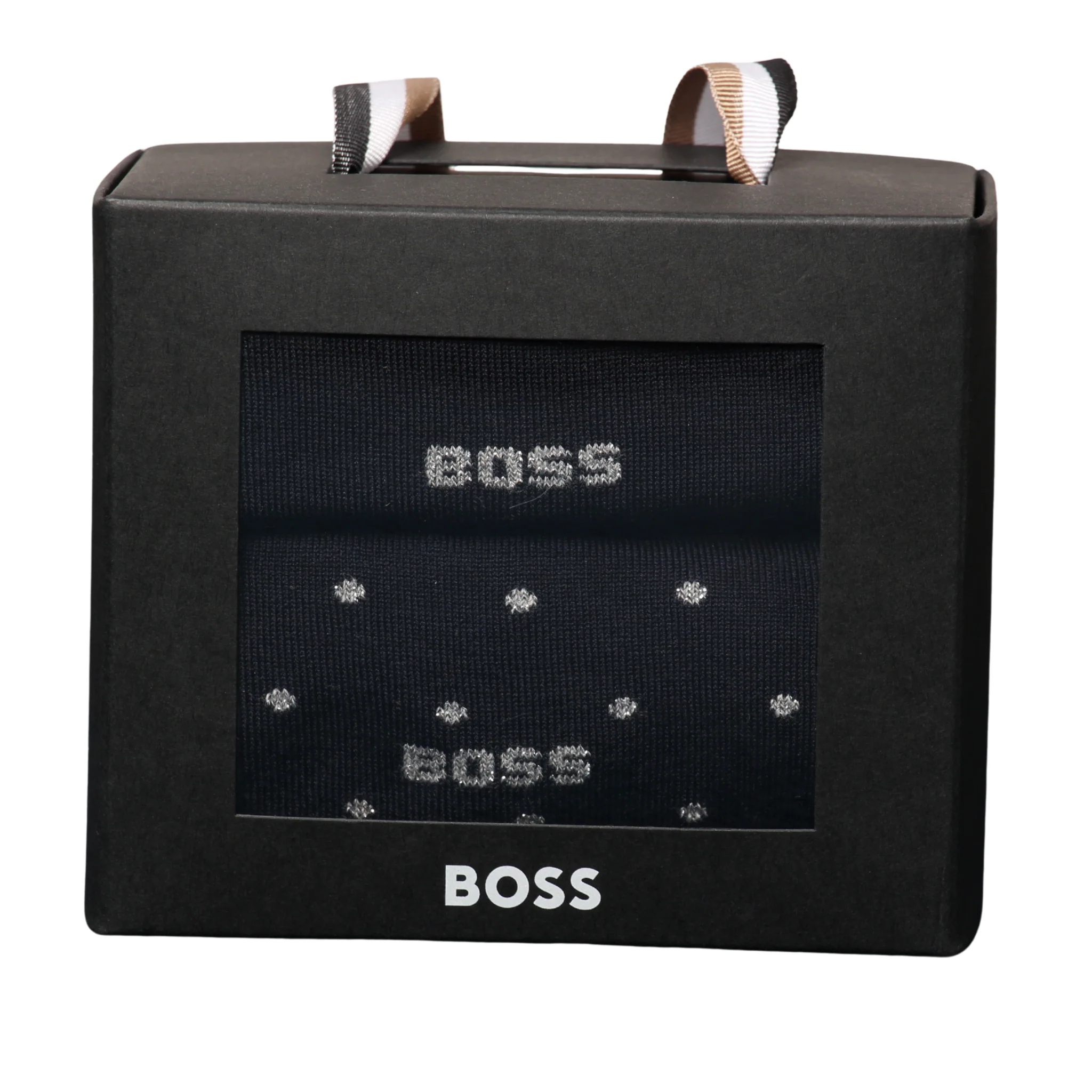 Mens BOSS Dark Blue Sock 2PK RS Gift Set - Image 2