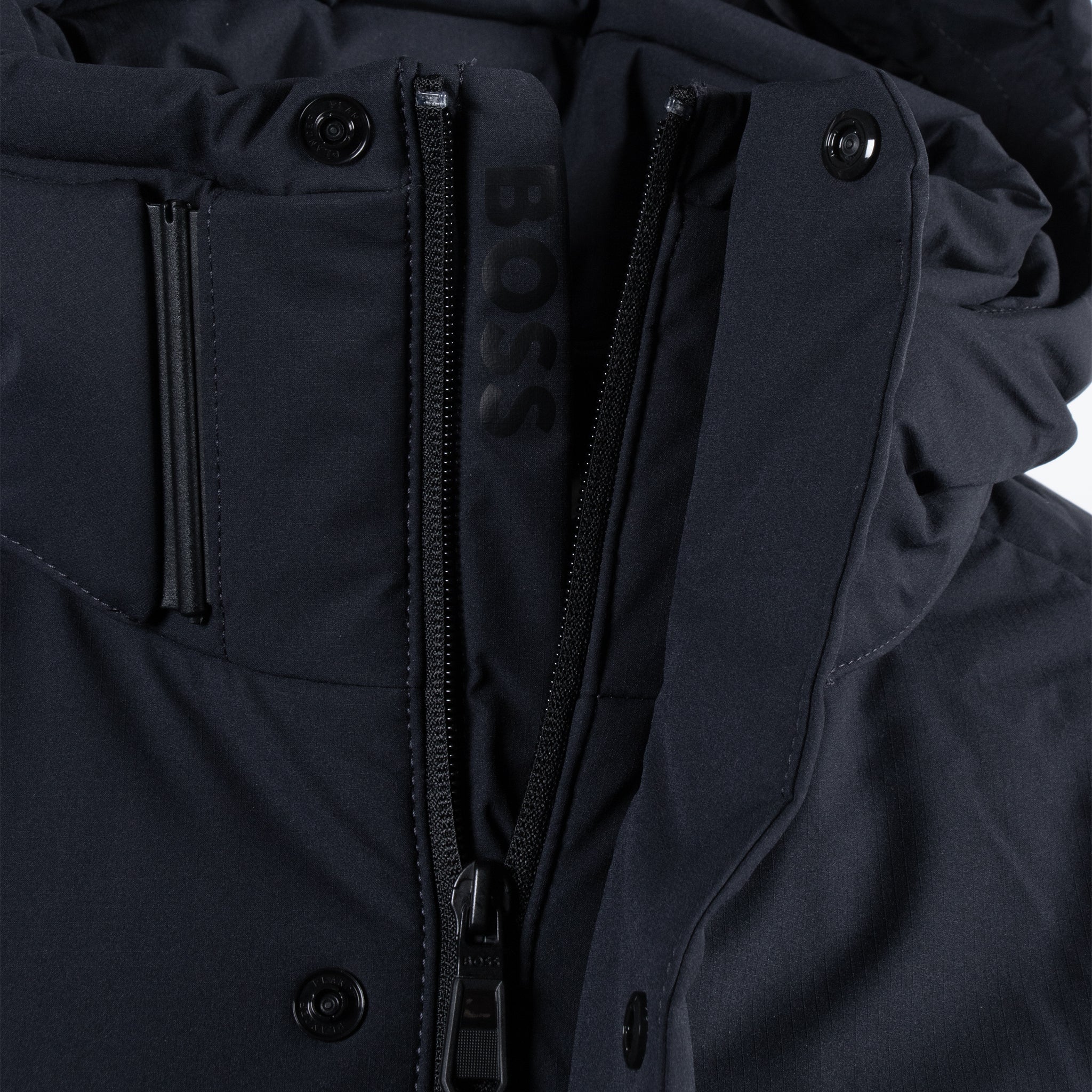 Mens BOSS Dark Blue J_Havoc Padded Coat - Image 3