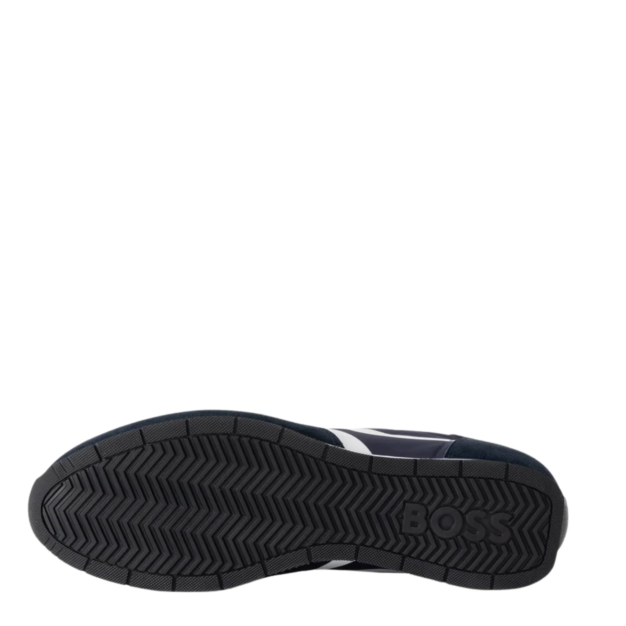Mens BOSS Dark Blue Levon_Runn Trainers - Image 3