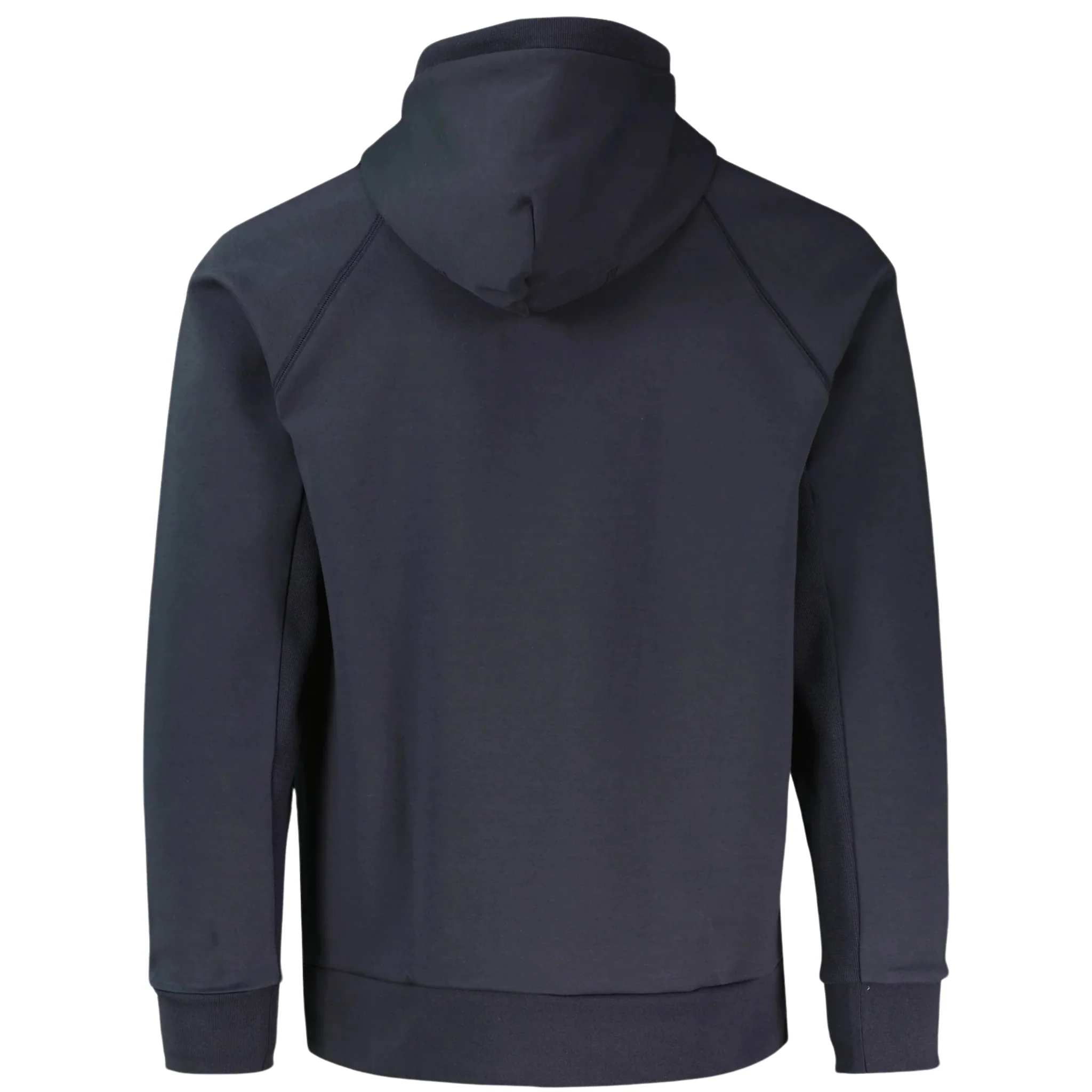 Mens BOSS Dark Blue Soody Rib Hoodie - Image 2