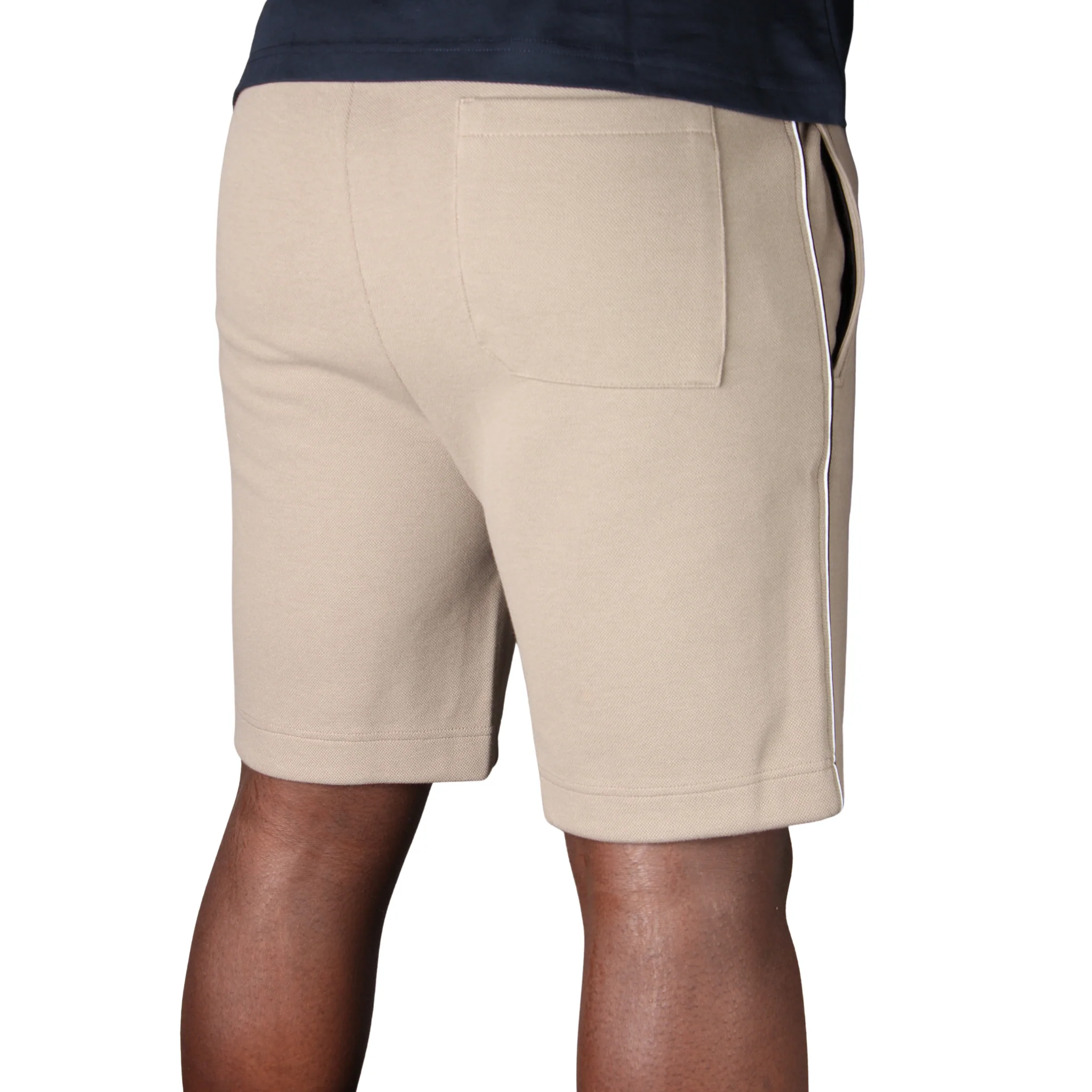 Mens BOSS Khaki JT_Join Headlo Sweat Shorts - Image 3