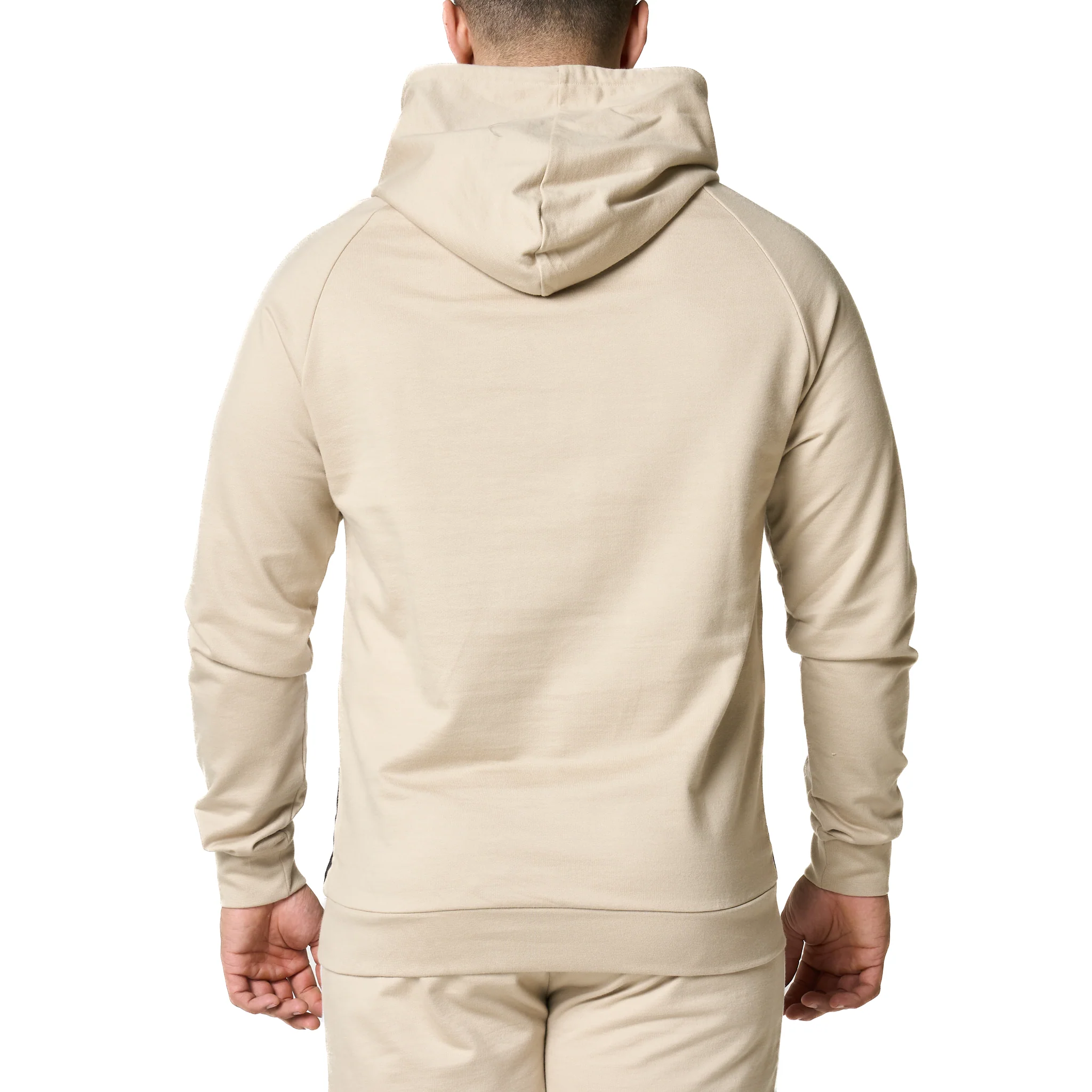 Mens BOSS Light Beige Iconic Lounge Hoodie - Image 7