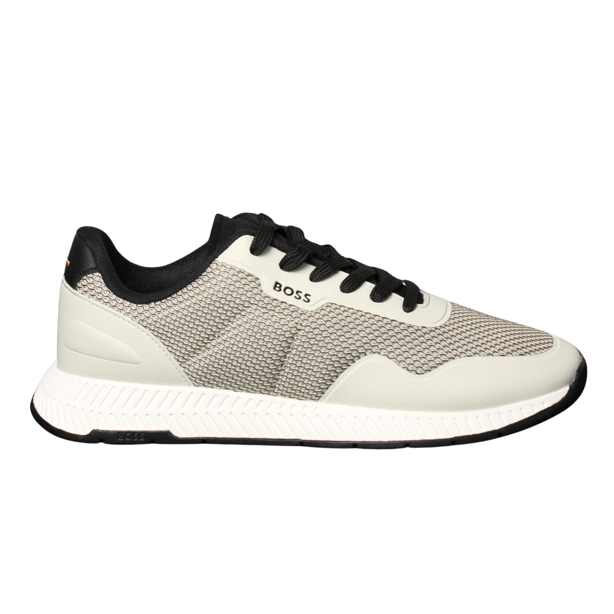 Mens BOSS Medium Beige Titanium_Runn Trainers - Image 2