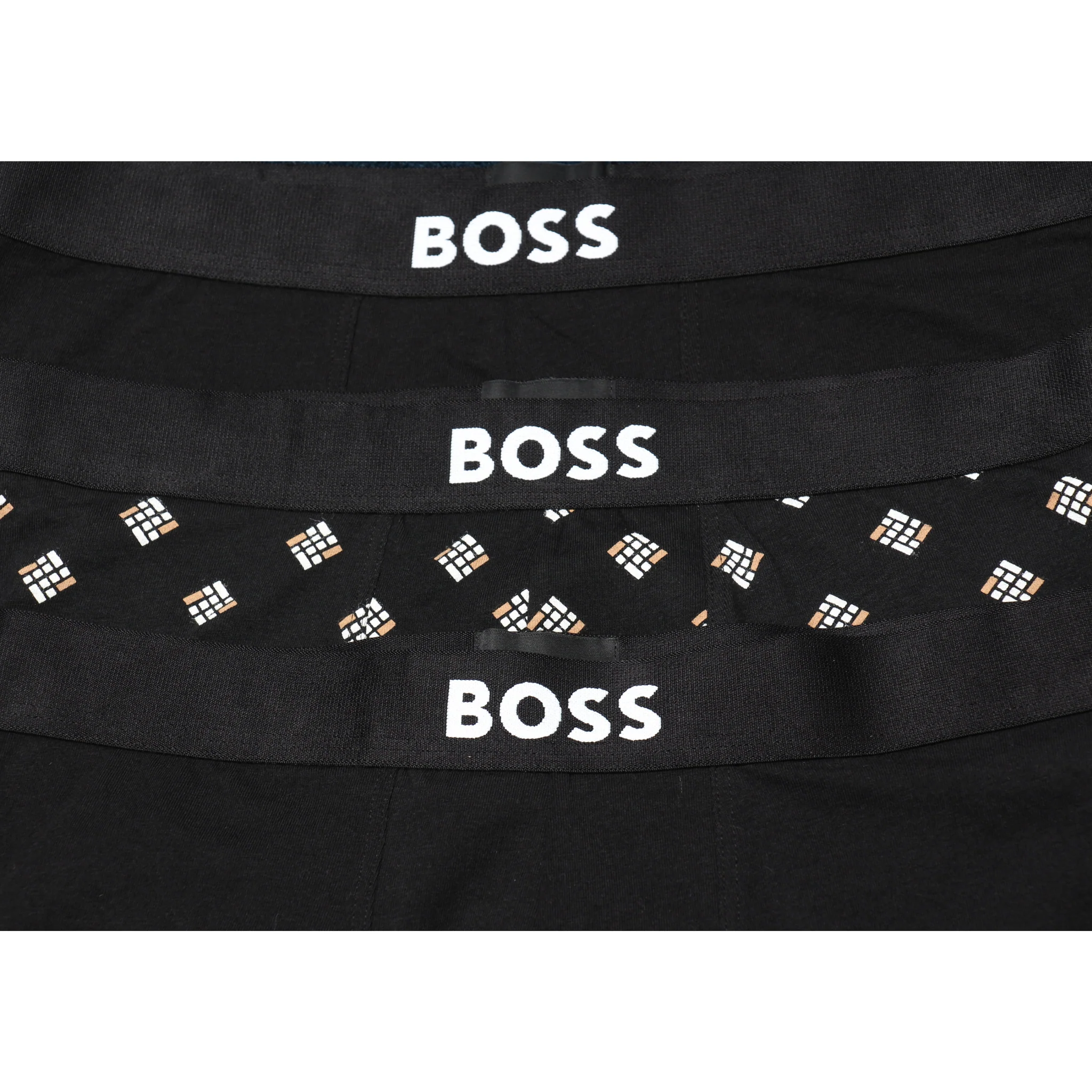 Mens BOSS Misc BOSS ONE D 3PK Trunks - Image 3