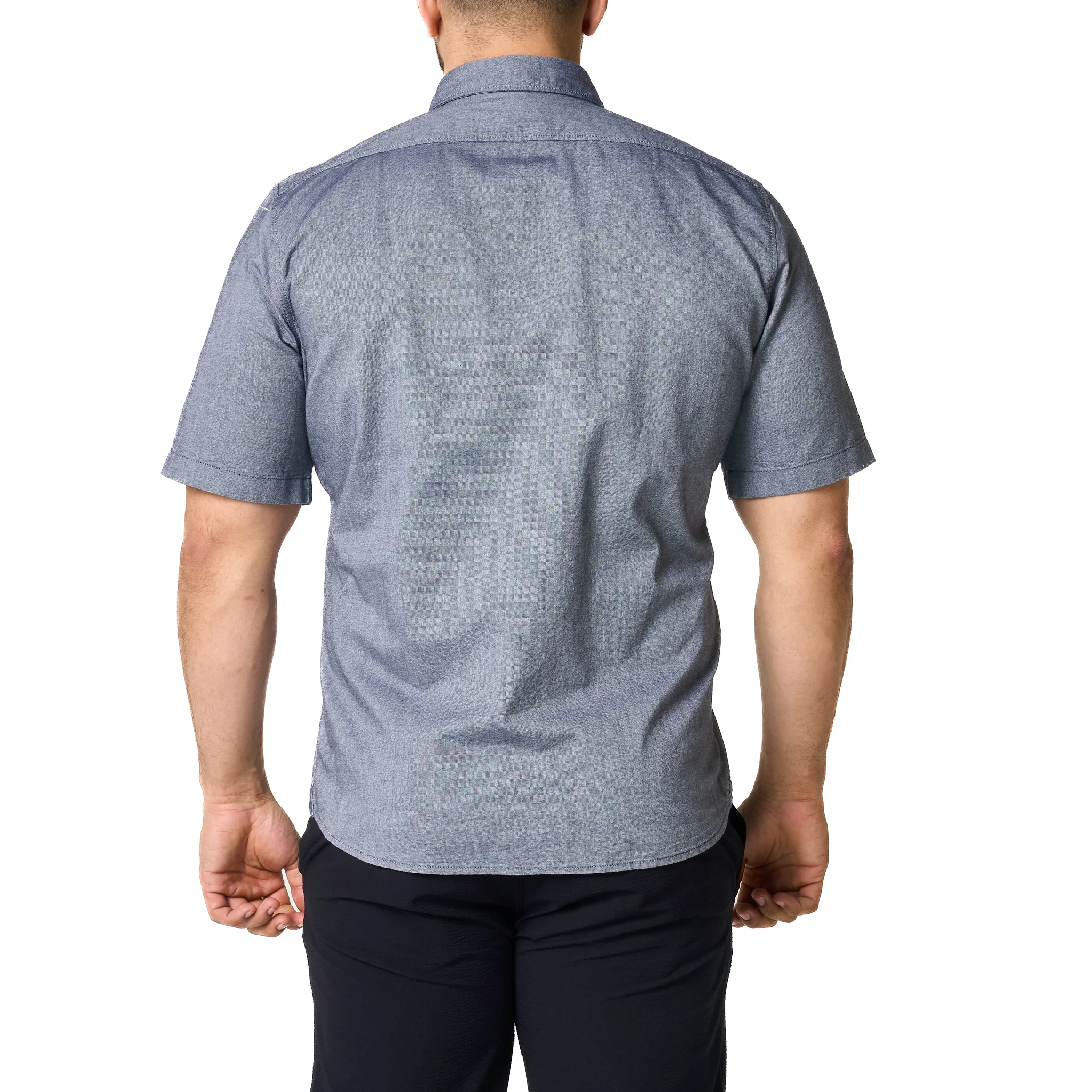 Mens BOSS Navy Rash_2_M S/s Shirt - Image 2