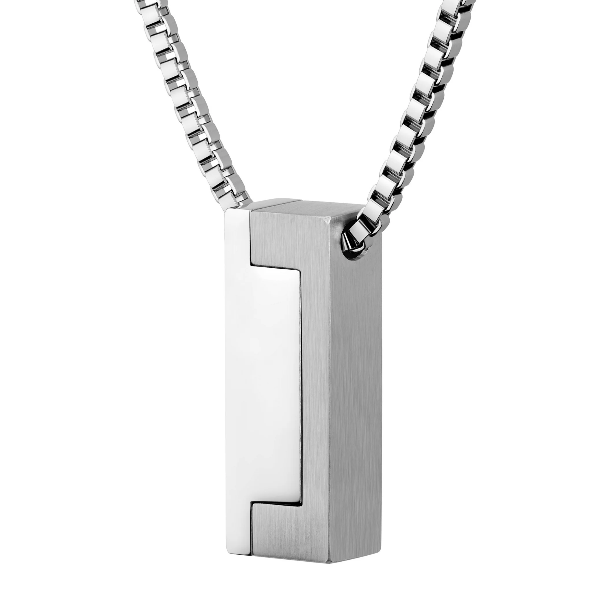 Mens BOSS Stainless Steel Candor Necklace - Image 3