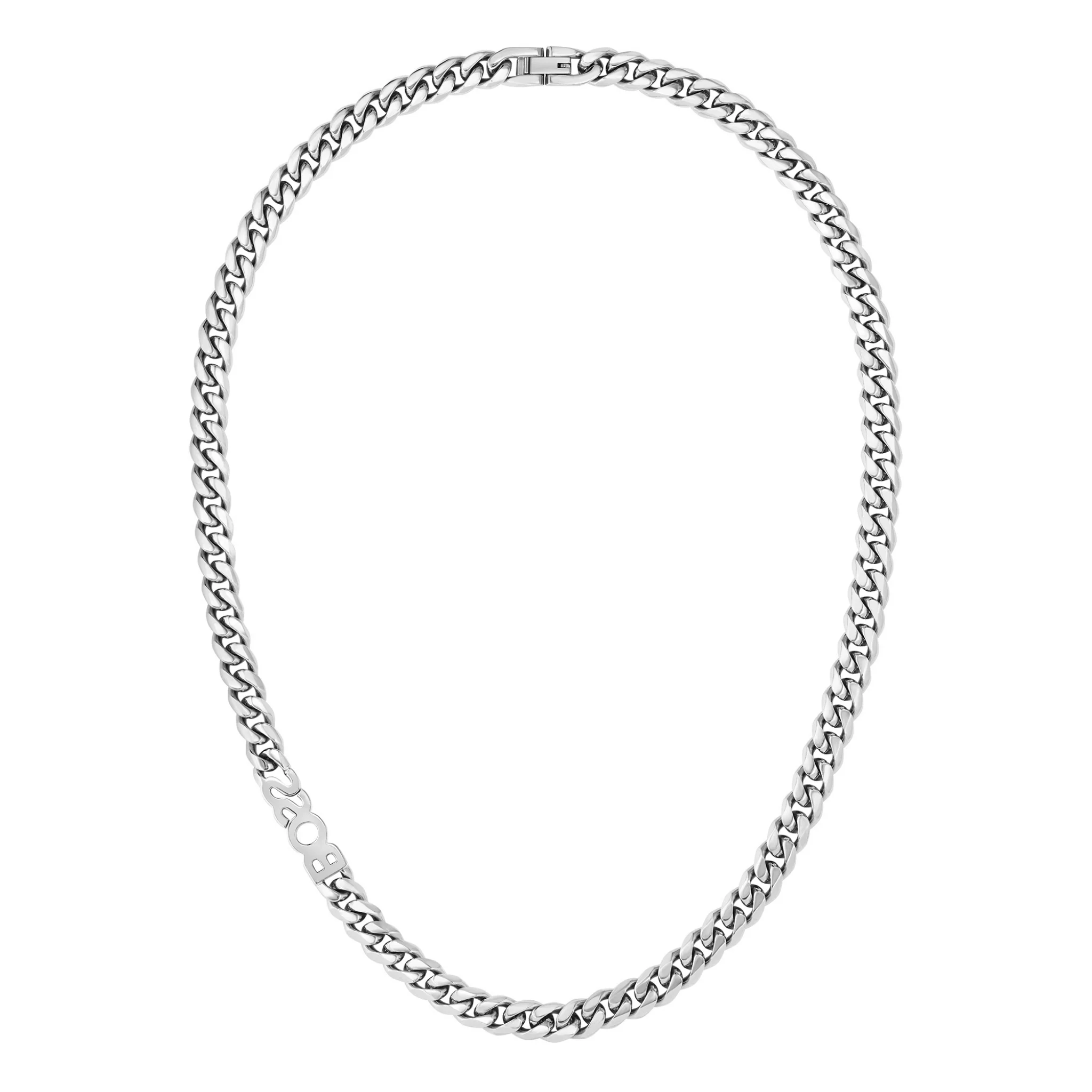 Mens BOSS Stainless Steel Kassy Logo Necklace - Image 4