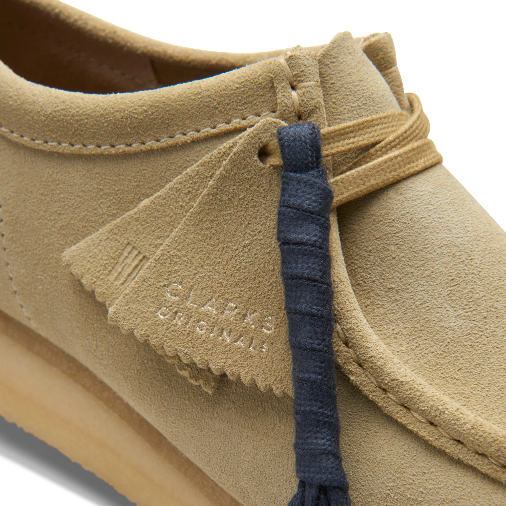 Mens Clarks Originals Maple Suede Wallabee Shoes - Image 4