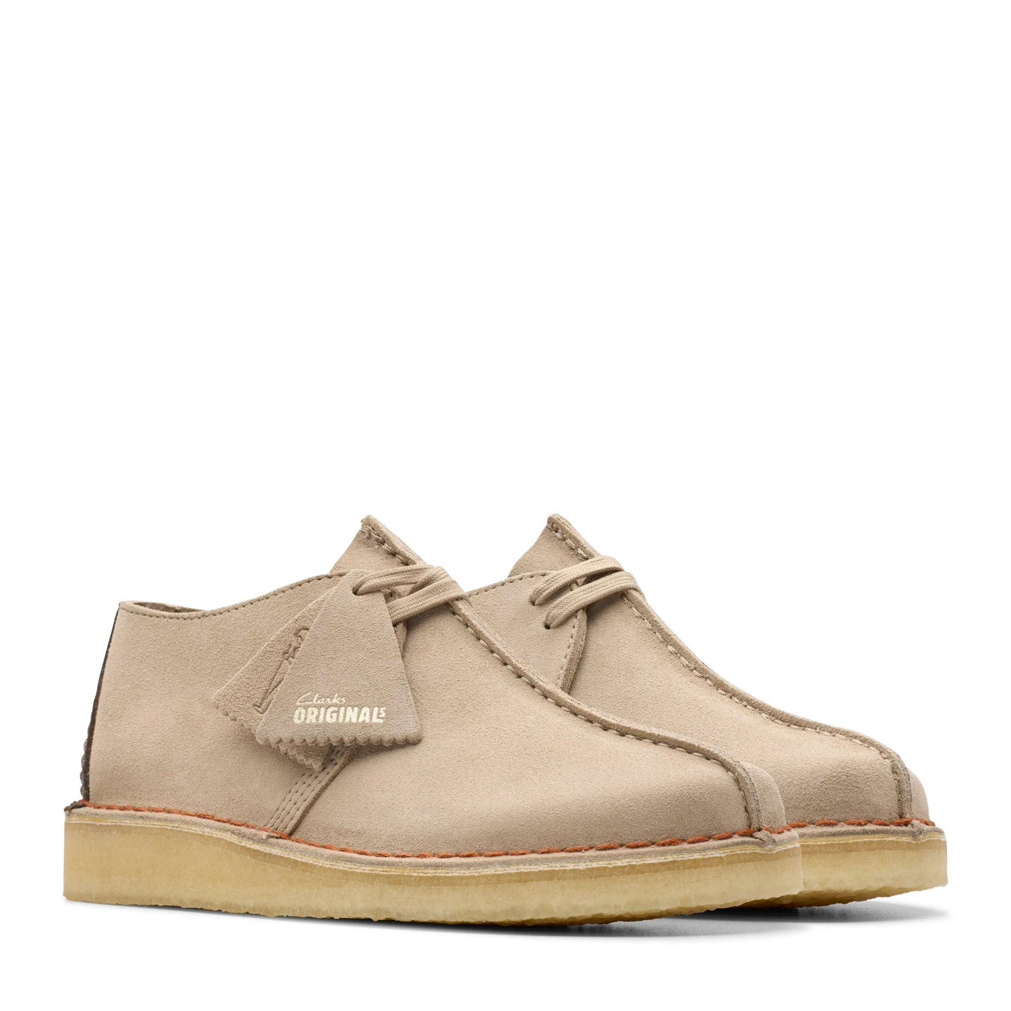 Mens Clarks Originals Sand Suede Desert Trek Shoes - Image 2