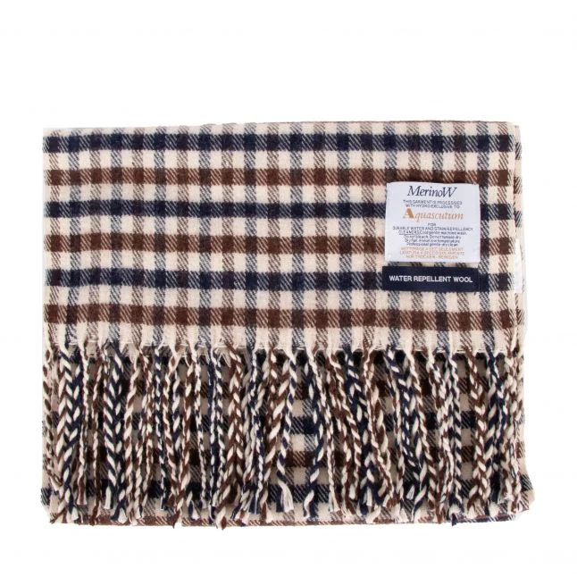 Mens Aquascutum Active Club Check Club Check Scarf - Image 2