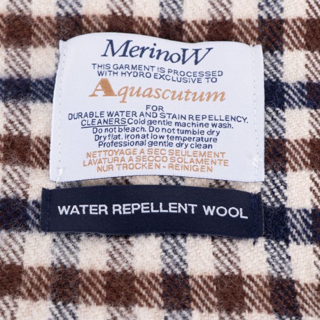 Mens Aquascutum Active Club Check Club Check Scarf - Image 3