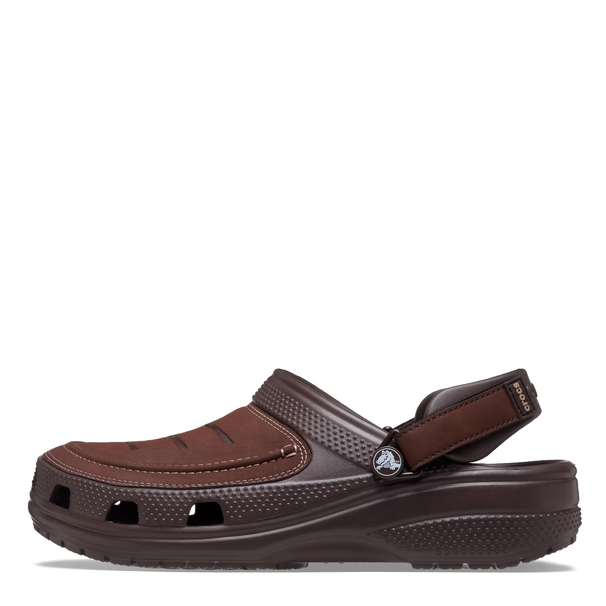 Mens Crocs Espresso/Mushroom Yukon Vista II LR Clogs - Image 4