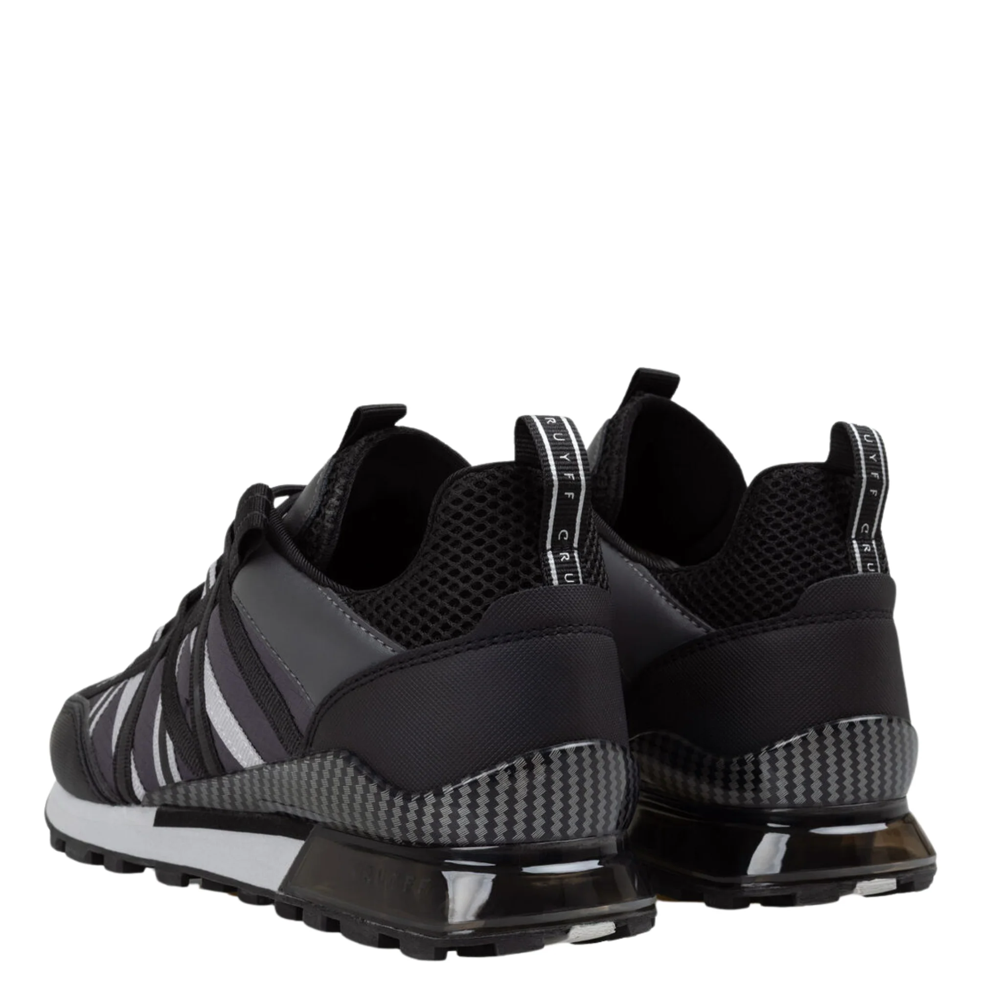 Mens Cruyff Black/Grey Fearia Trainers - Image 3